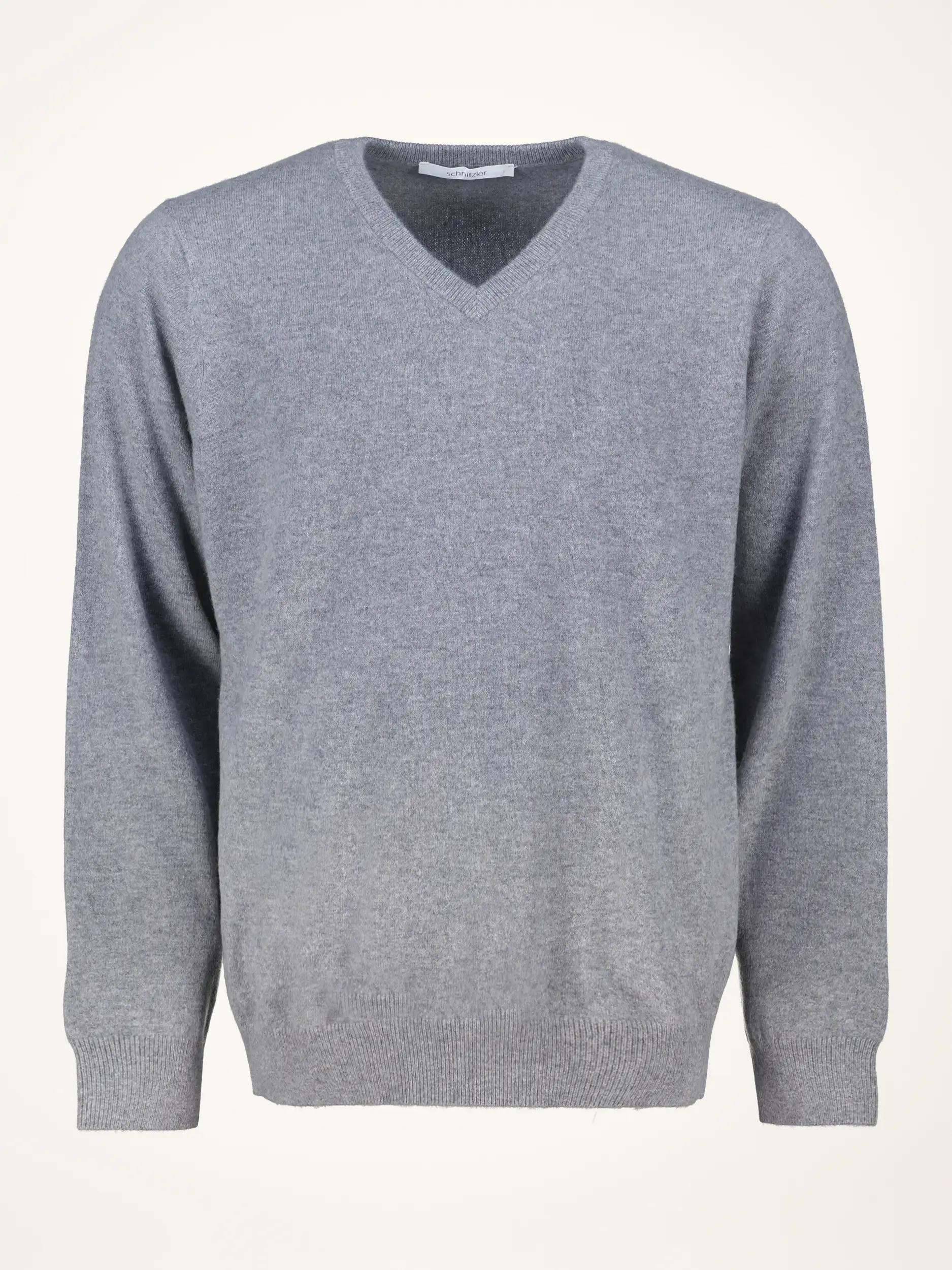 Pullover aus Kaschmir langarm - Artikelansicht - Farbe: Grau