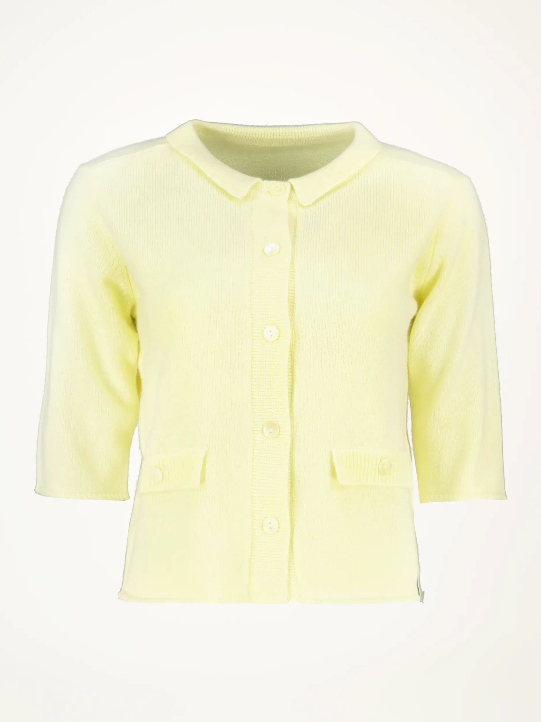 Strickjacke aus Kaschmir Mix - Artikelansicht - Farbe: Gelb