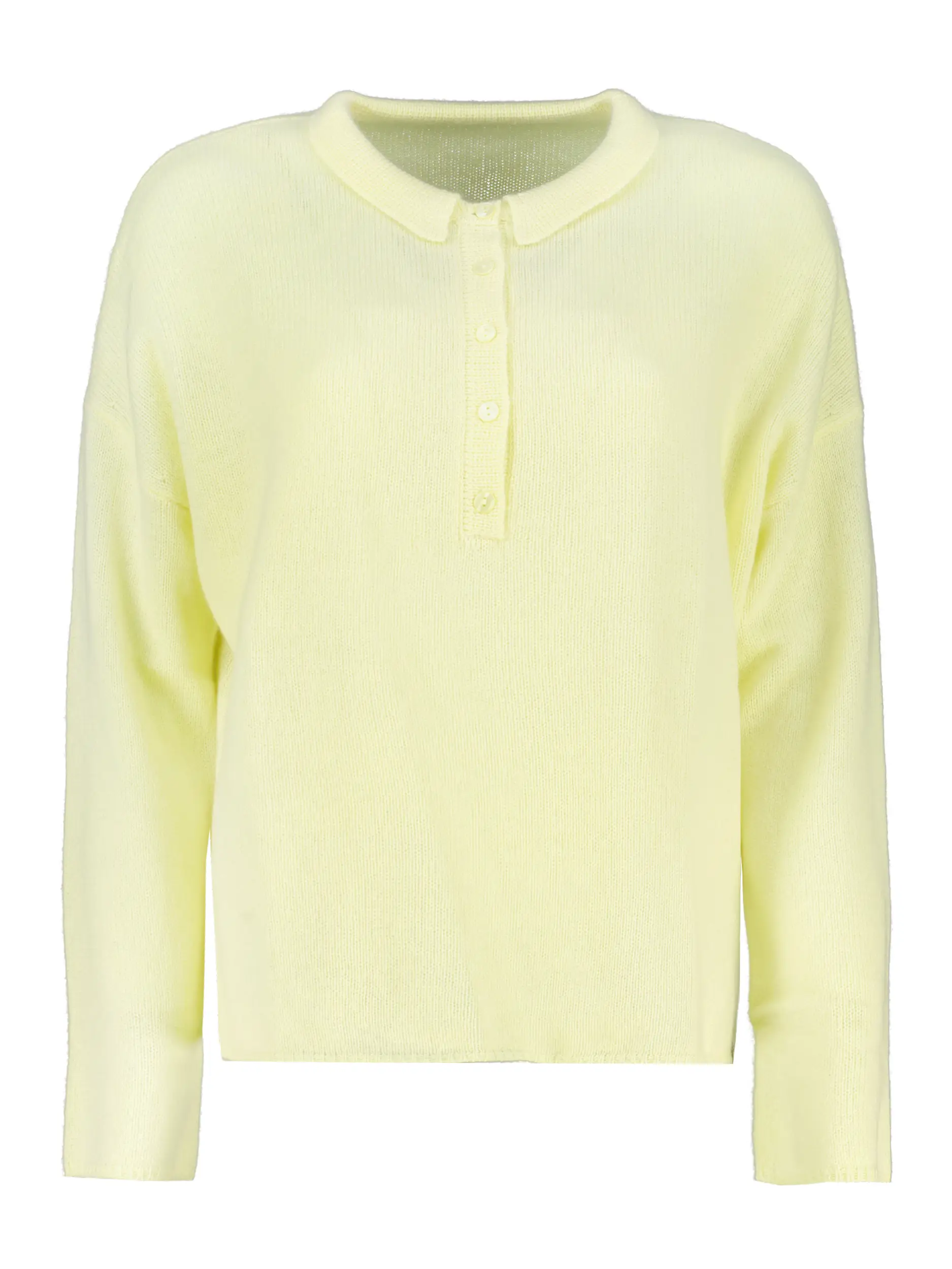 Pullover aus Kaschmir Mix - Artikel Vorderseite - Farbe: Gelb