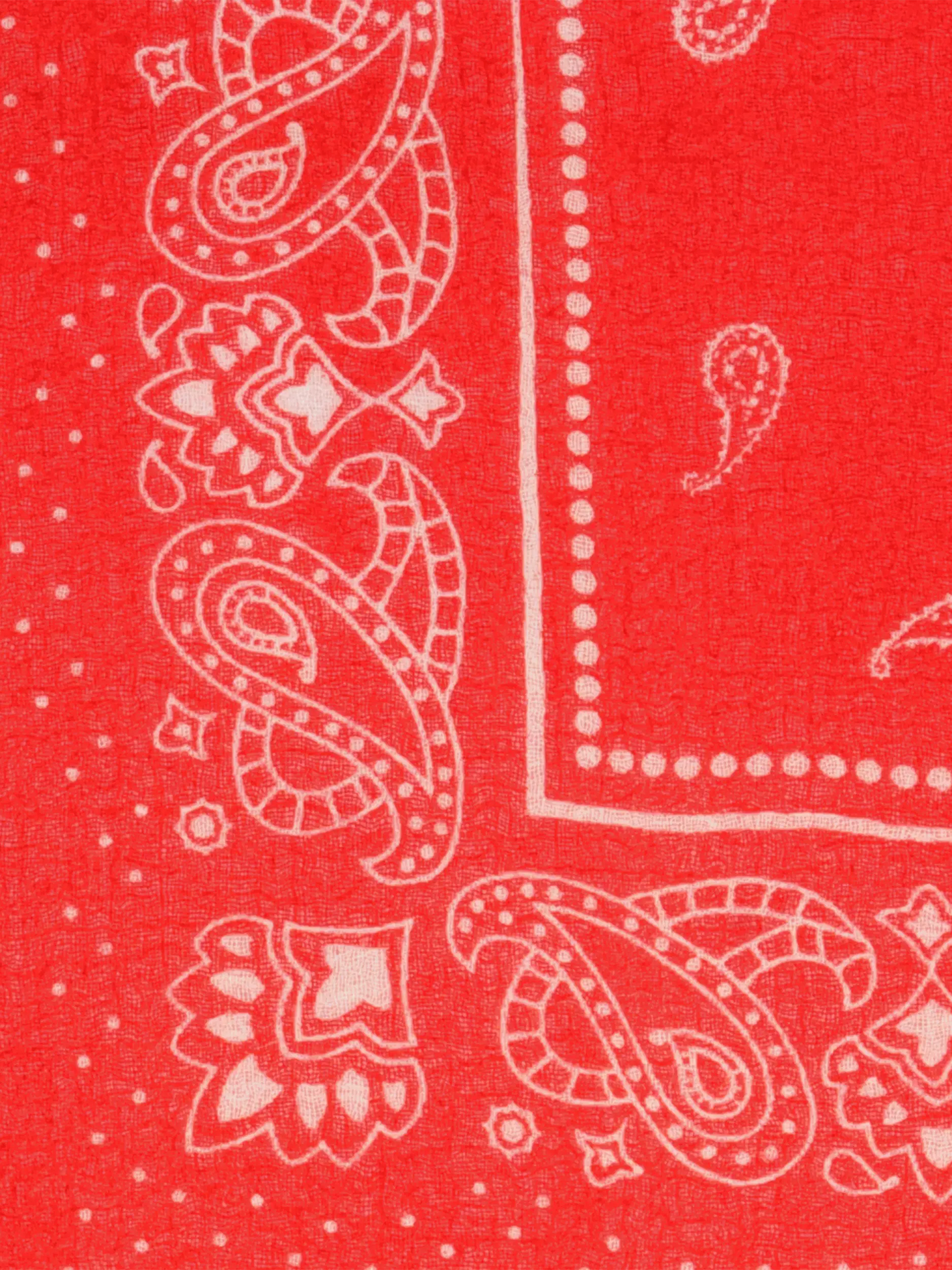 Tuch aus Kaschmir - Artikel weitere Detailansicht 1 - Farbe: Rot