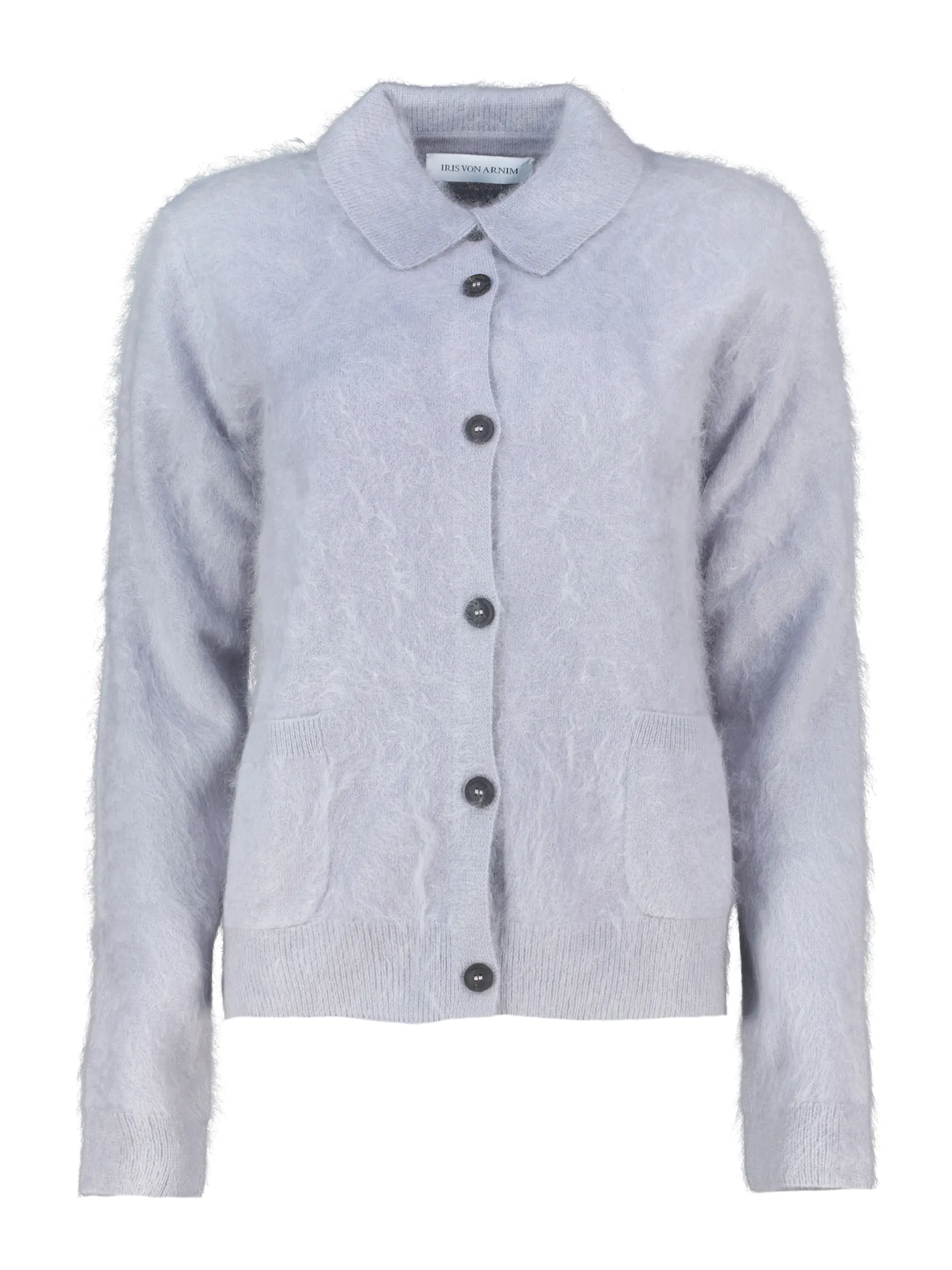 Strickjacke 'Elyn' aus Kaschmir - Artikel Vorderseite - Farbe: Grau