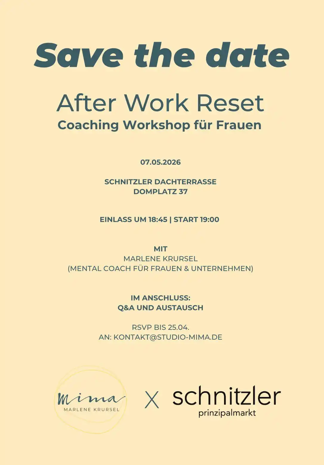 After Work Reset - Coaching Workshop für Frauen