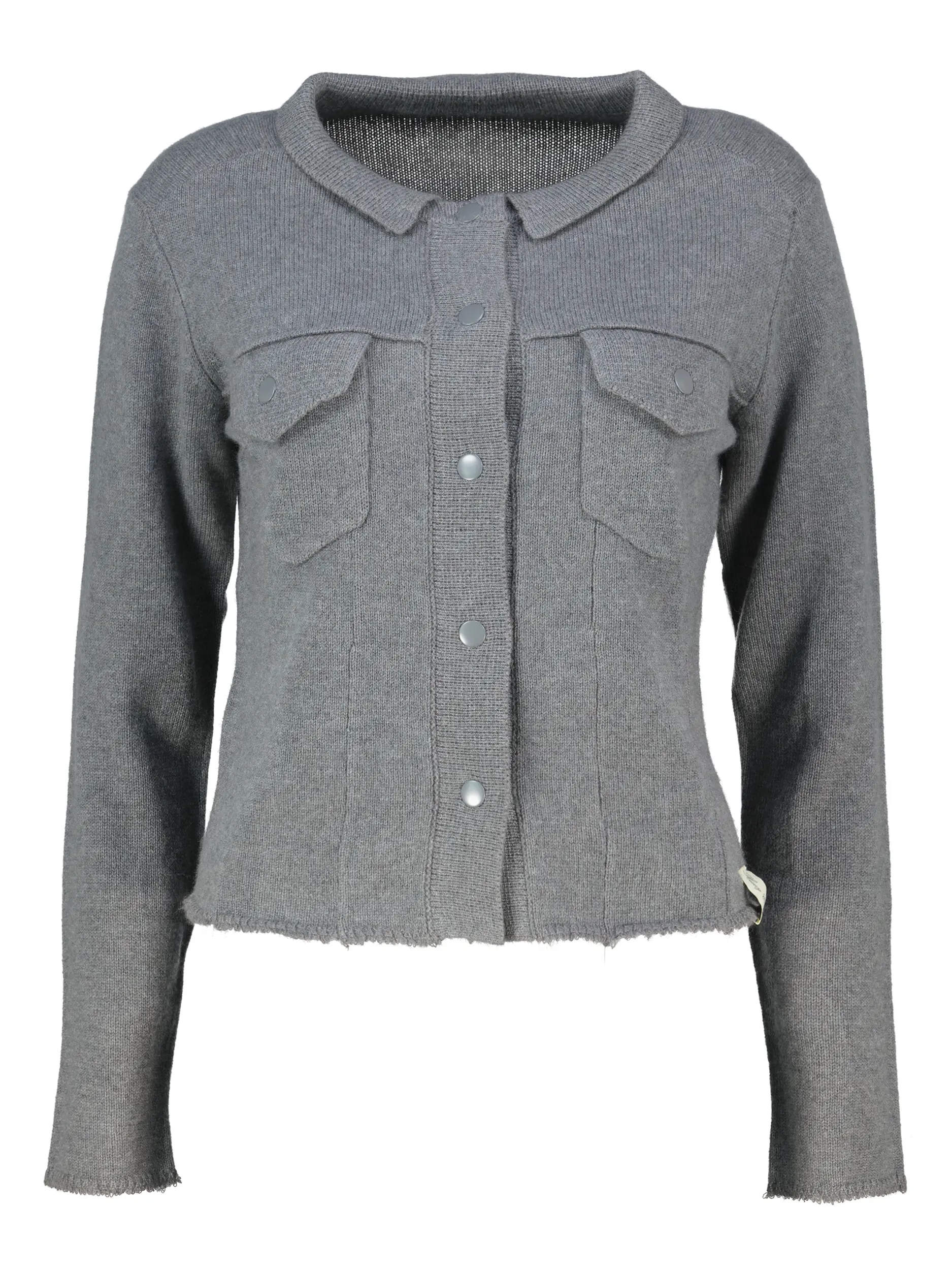 Strickjacke aus Kaschmir - Artikel Vorderseite - Farbe: Grün