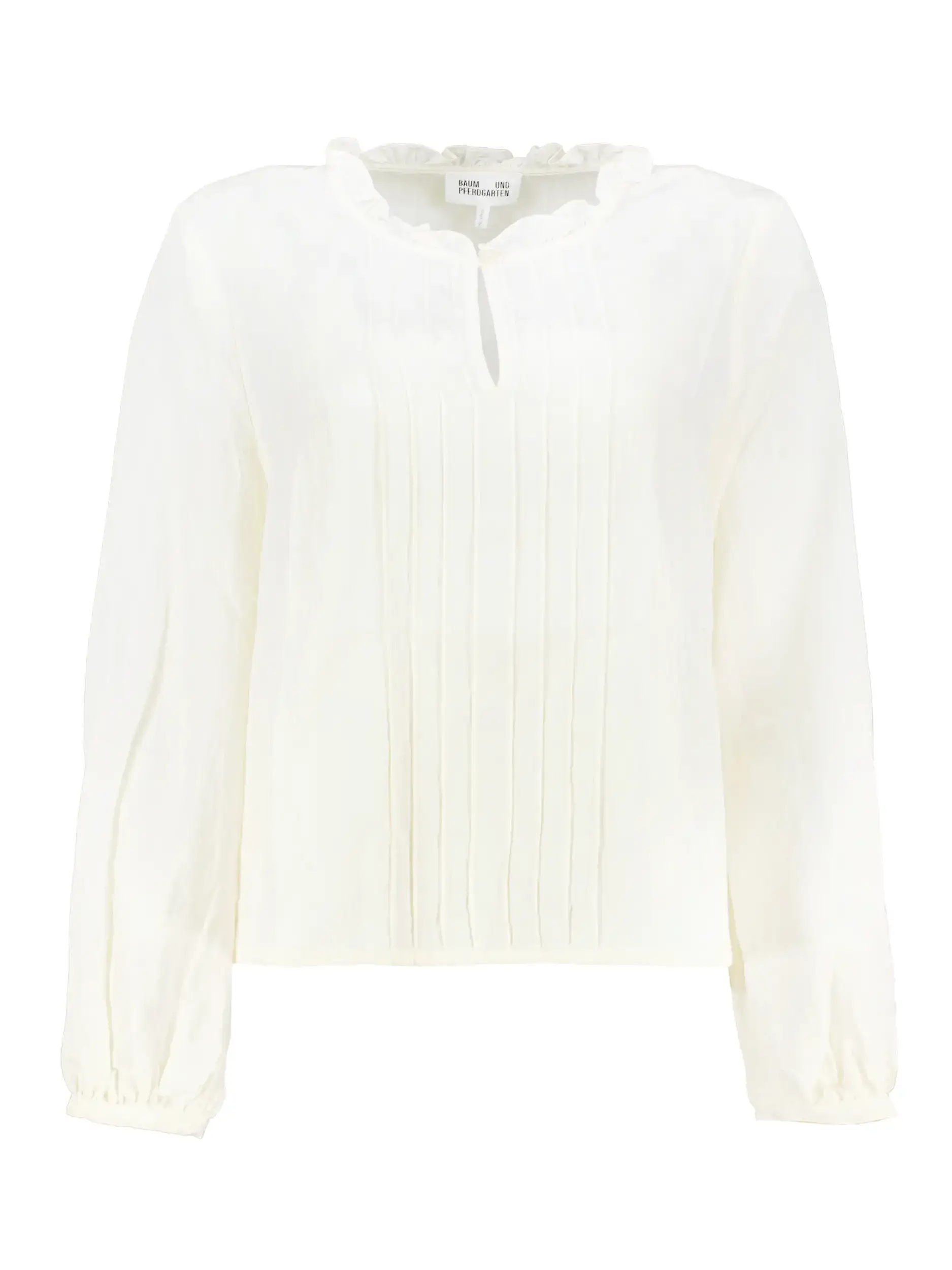 Bluse langarm - Artikel Vorderseite - Farbe: Creme