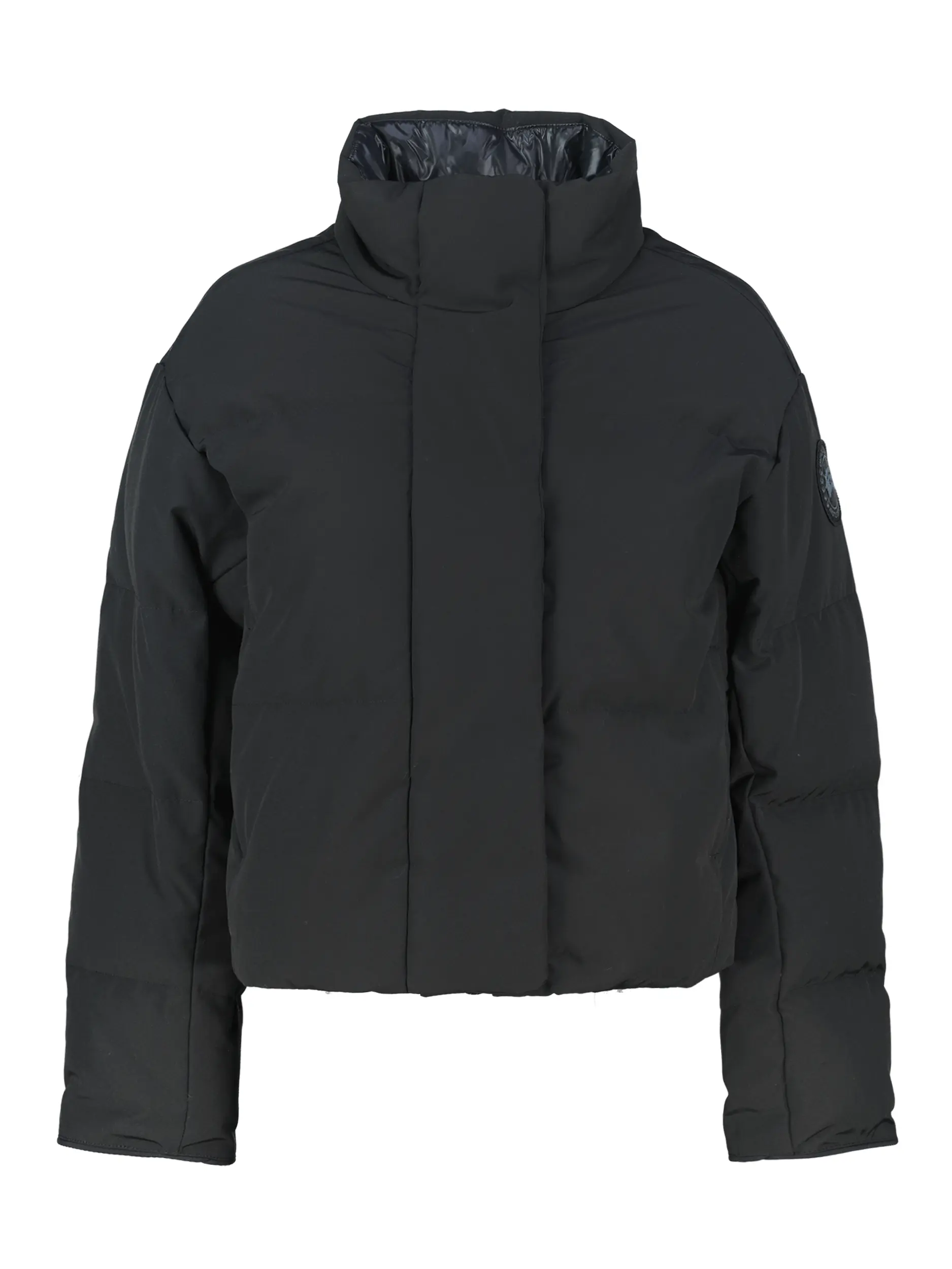 Daunenjacke 'Grandview Cropped' - Artikel Vorderseite - Farbe: Schwarz