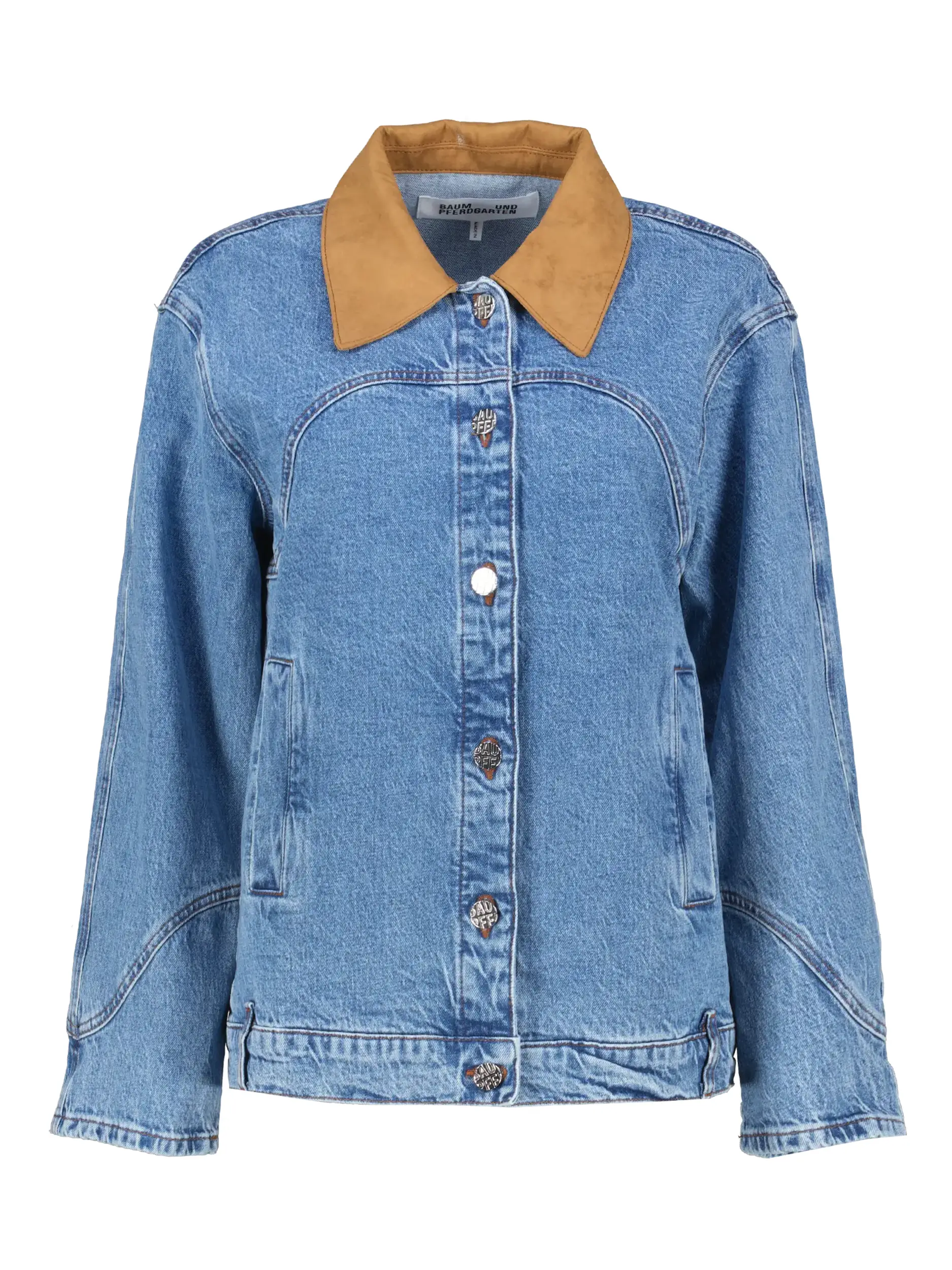 Jeansjacke - Artikel Vorderseite - Farbe: Blau