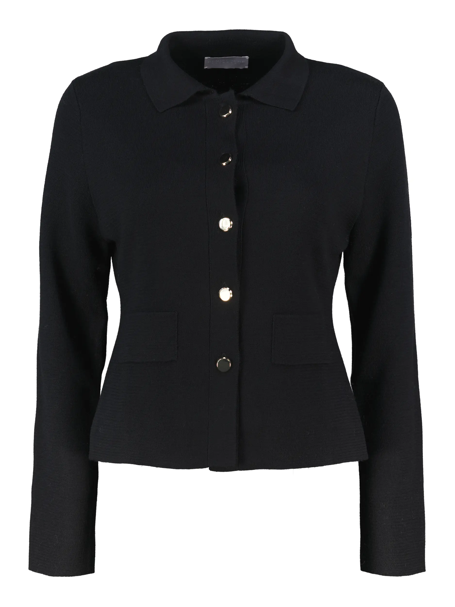 Wolljacke - Artikel Vorderseite - Farbe: Schwarz
