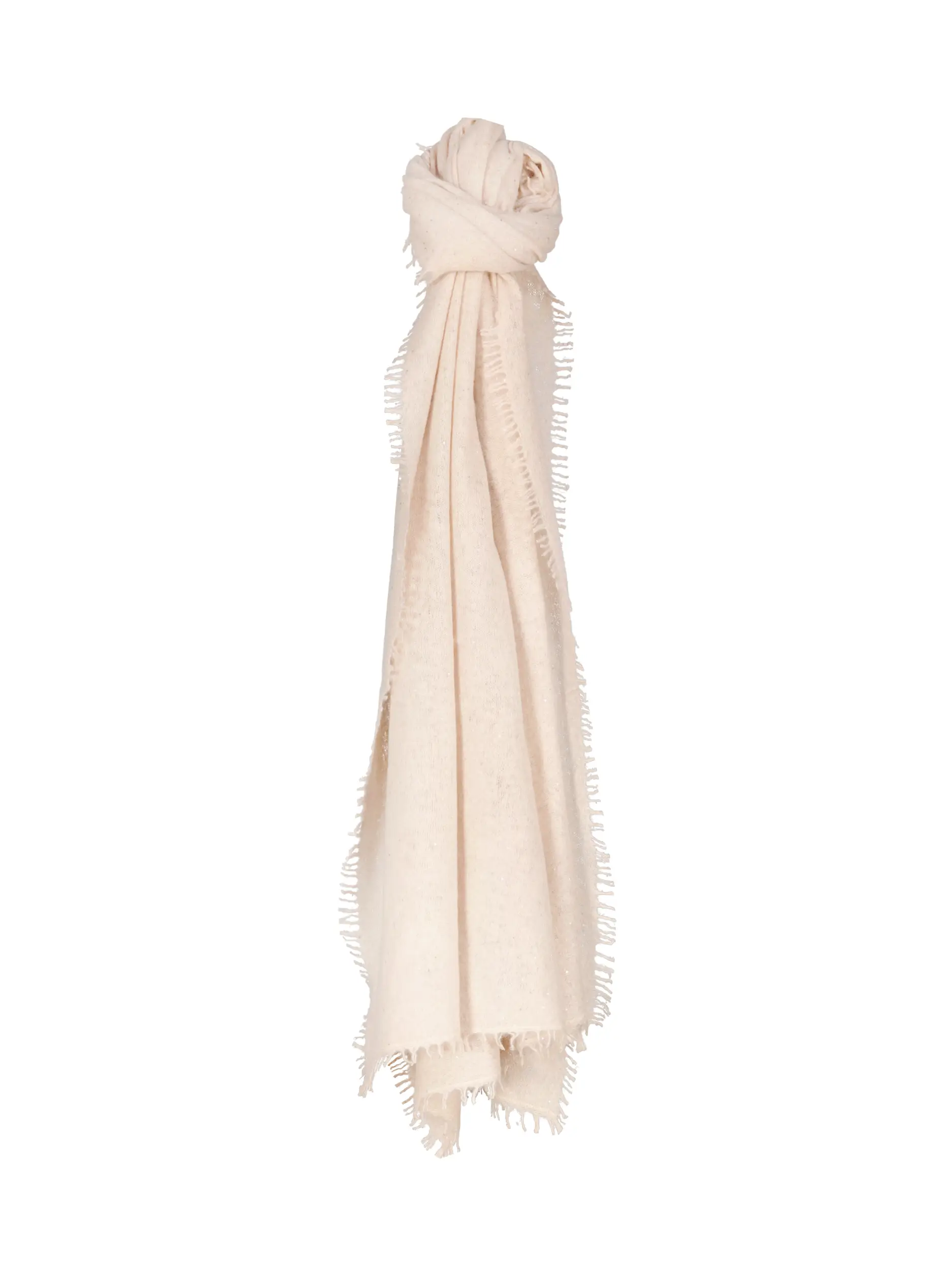 Schal mit Pailletten - Artikel Vorderseite - Farbe: Beige