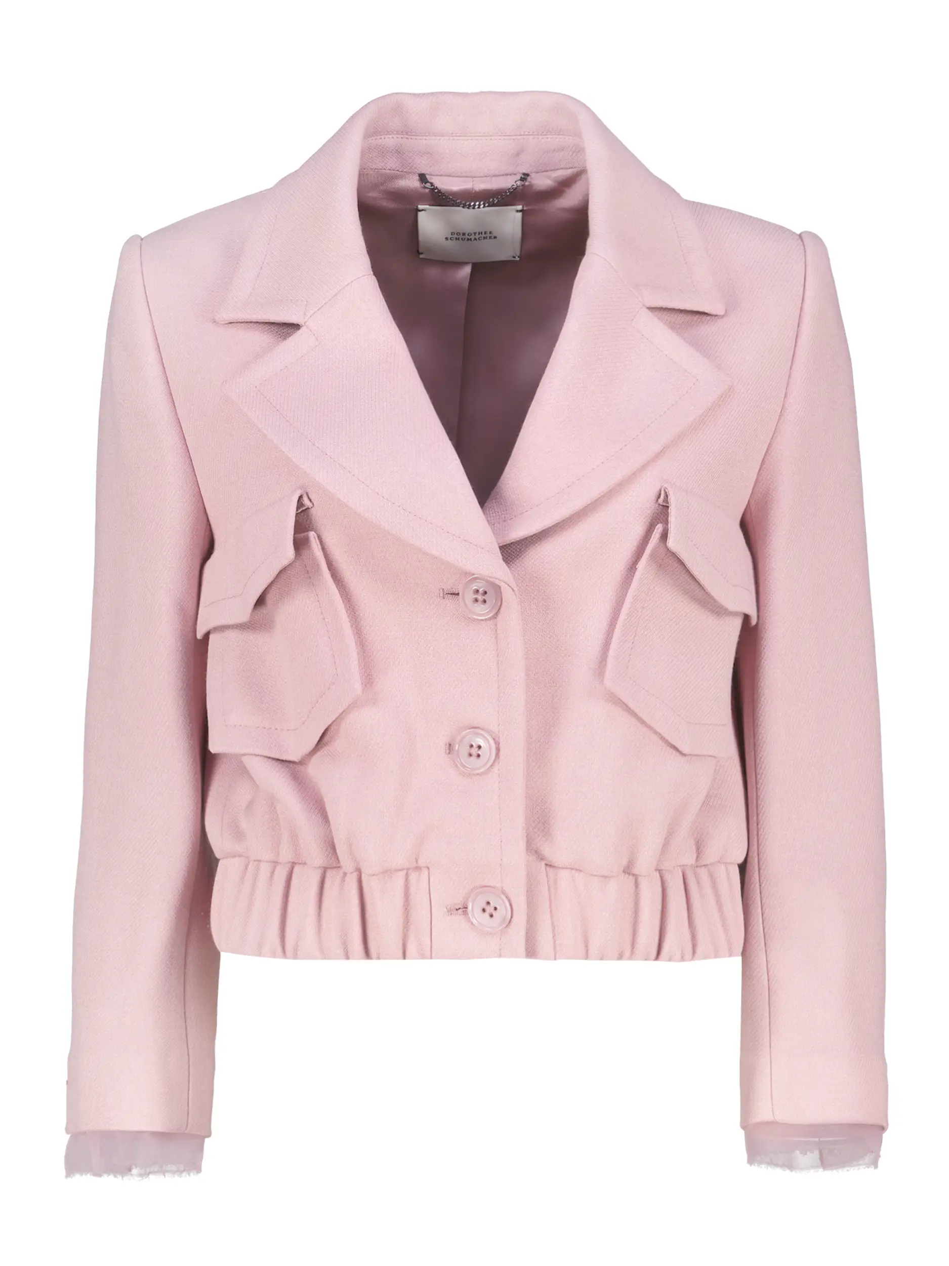 Jacke 'Layered Coolness' - Artikel Vorderseite - Farbe: Rosa&Pink