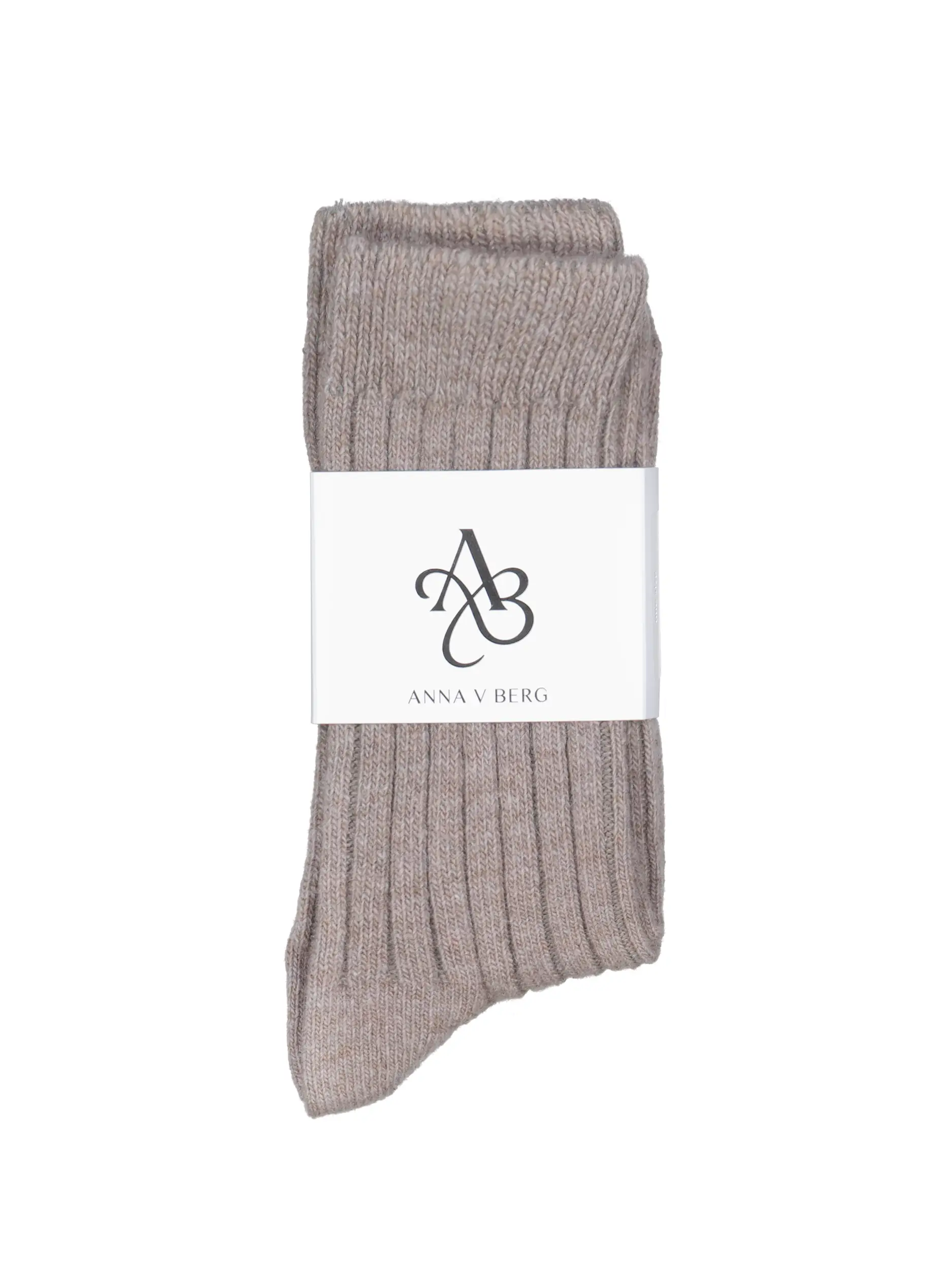 Socken 'Fritzi' aus Kaschmir-Mix - Artikel Vorderseite - Farbe: Braun