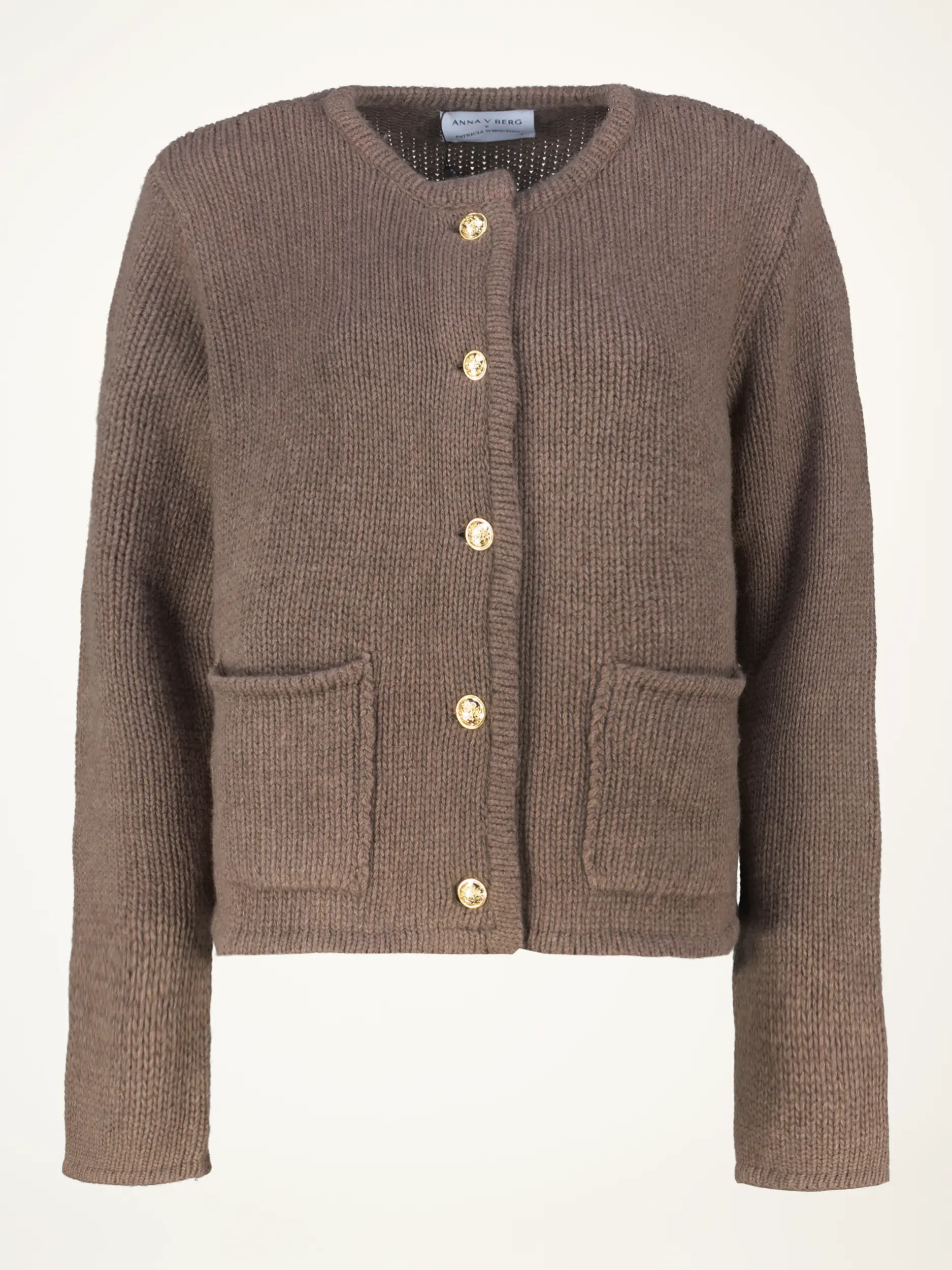 Strickjacke 'Patricia' - Artikelansicht - Farbe: Braun