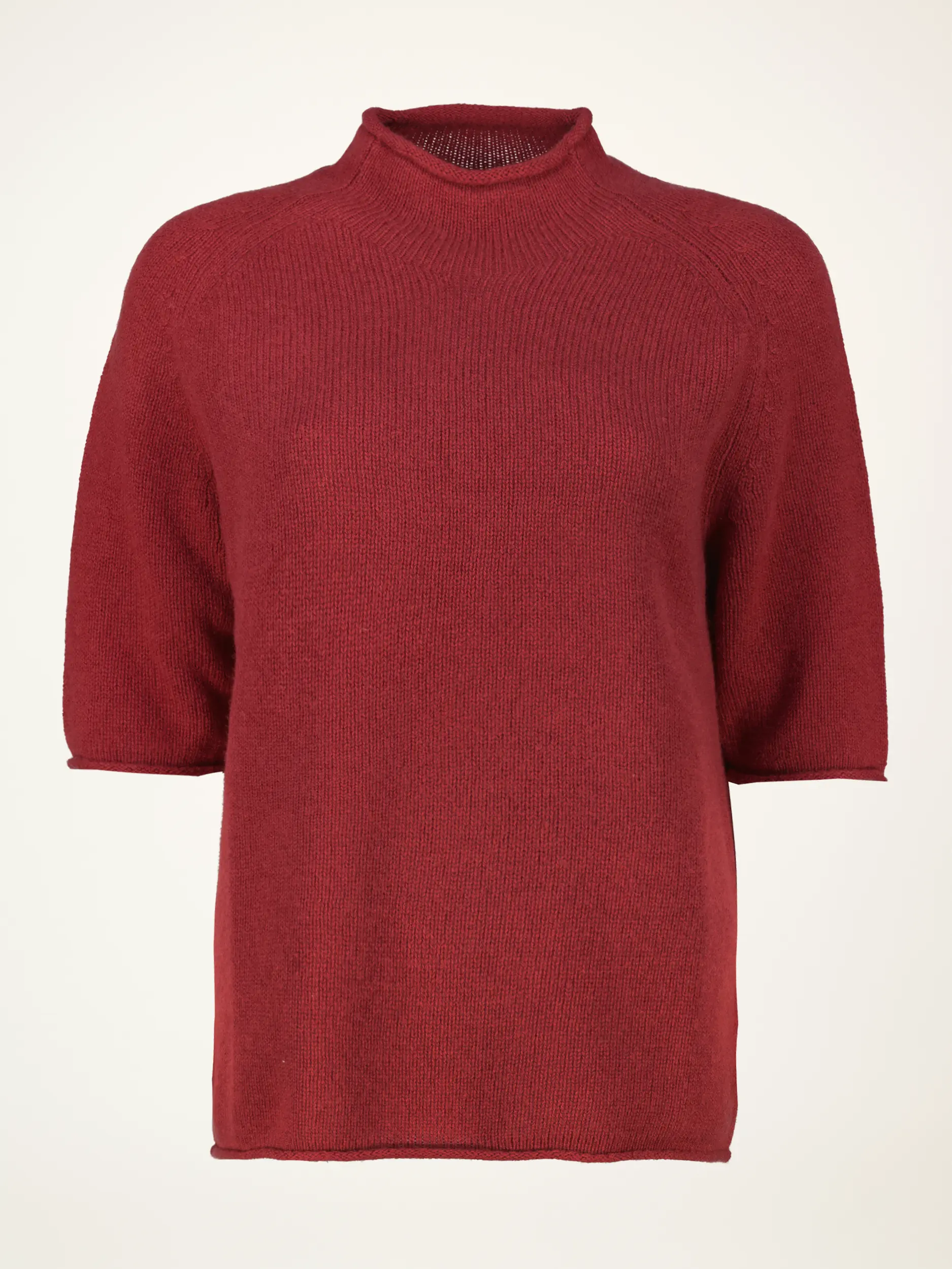 Pullover aus Wolle 3/4-Arm - Artikelansicht - Farbe: Rot