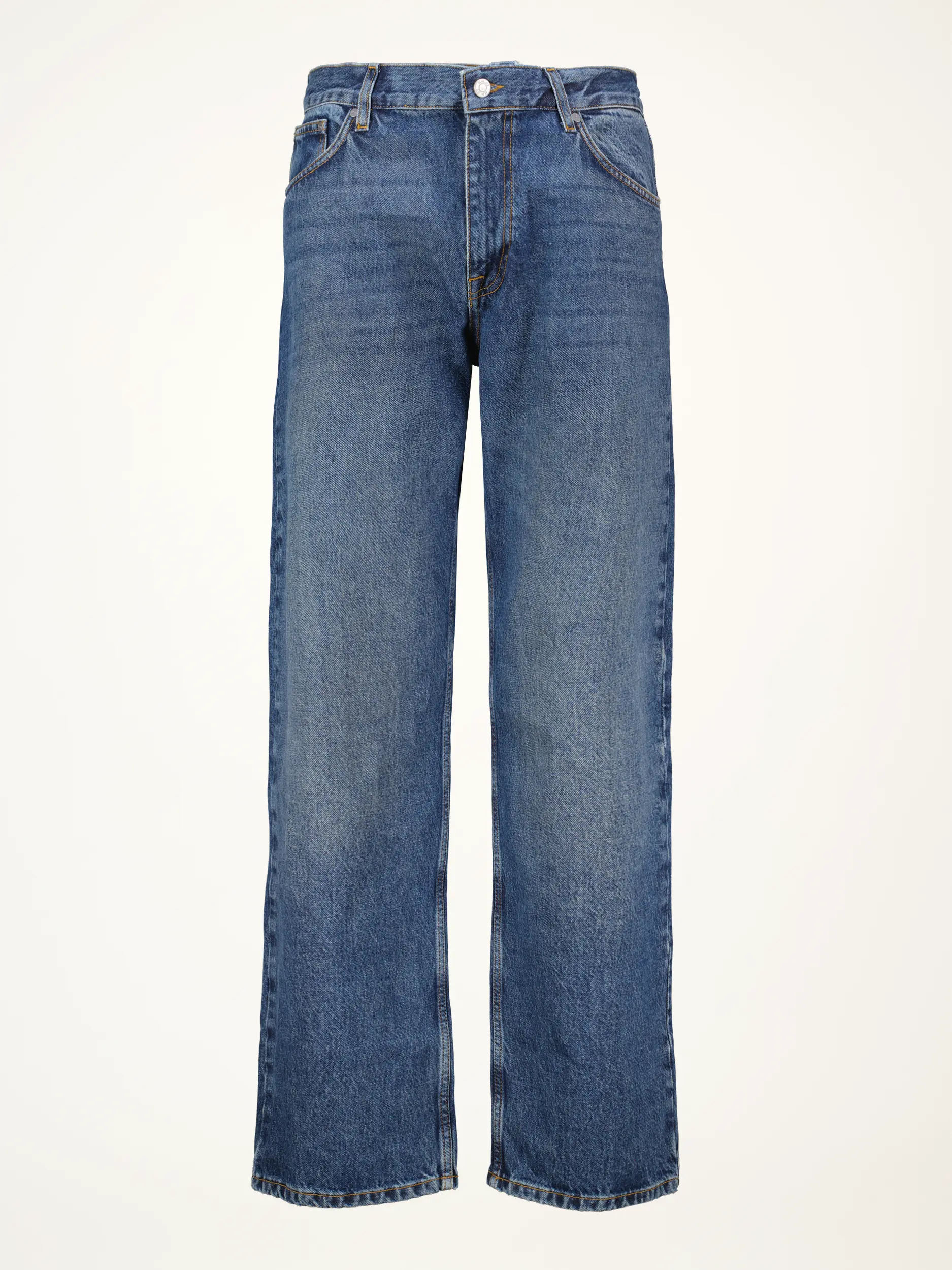 High Rise Straight Leg Jeans 'Otis' - Artikelansicht - Farbe: Blau