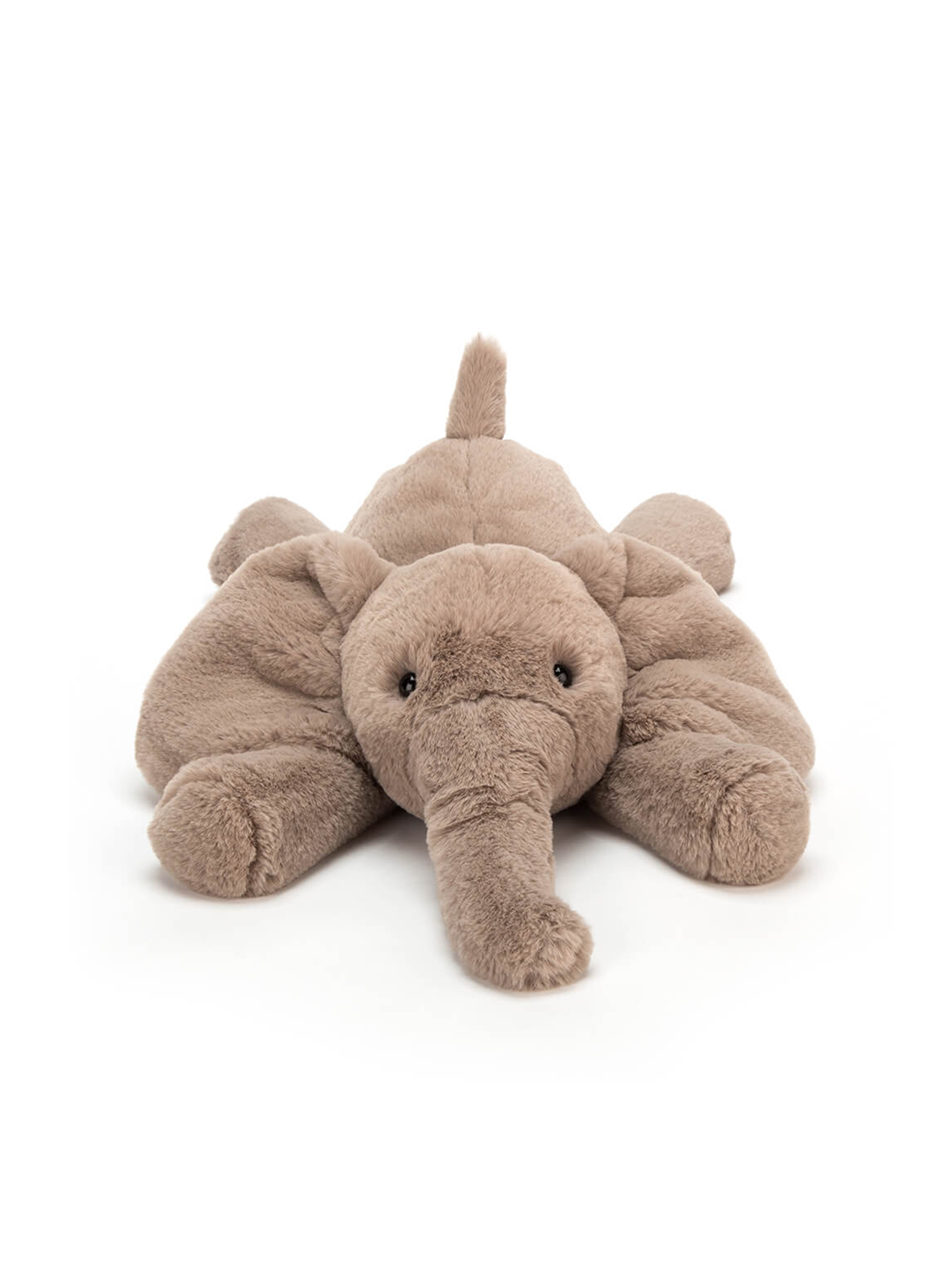 Jellycat-Stofftier 'Smudge Elephant Medium' - Artikel Vorderseite - Farbe: Grau
