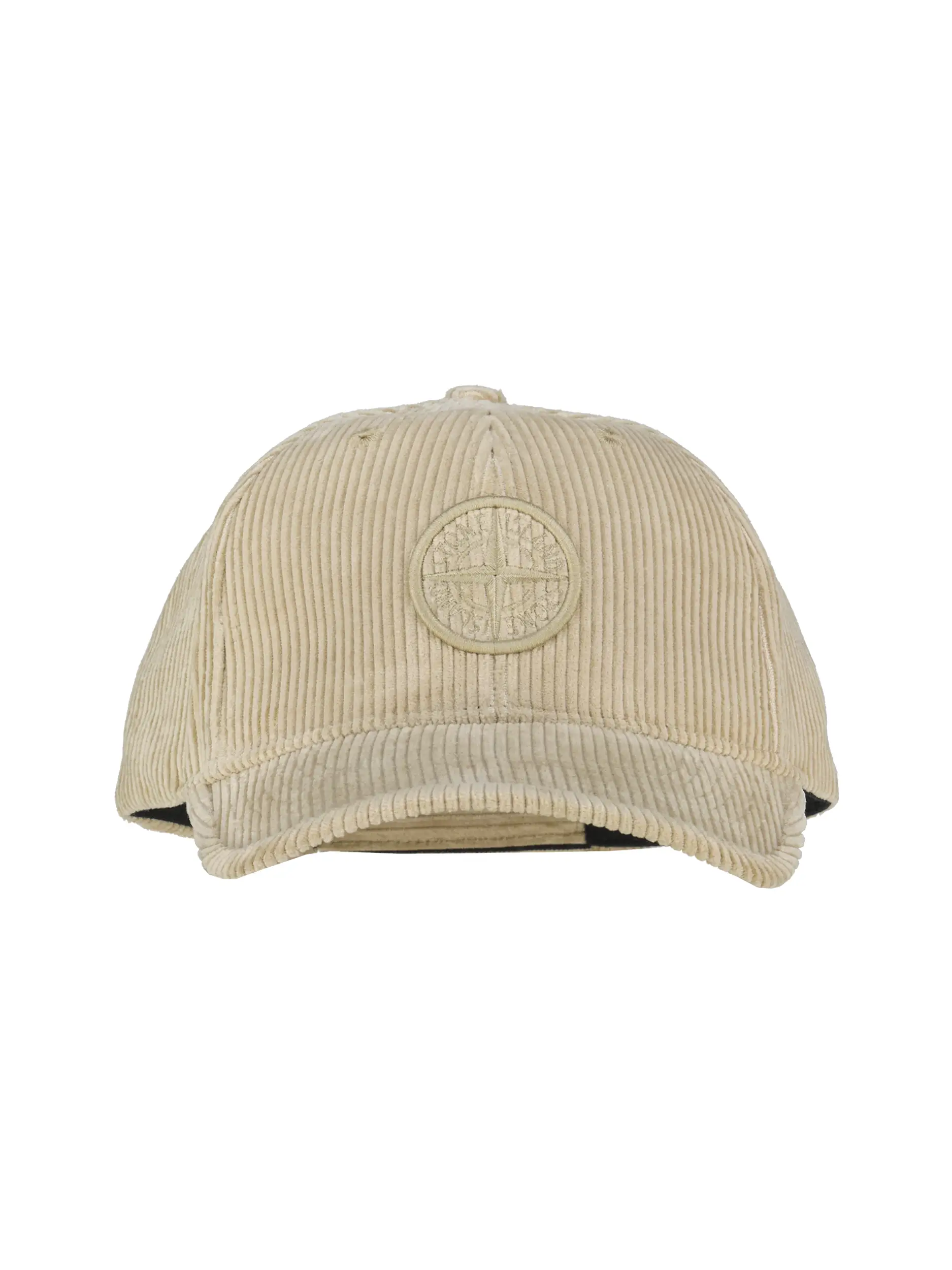 Kappe aus Cord - Artikel Vorderseite - Farbe: Beige