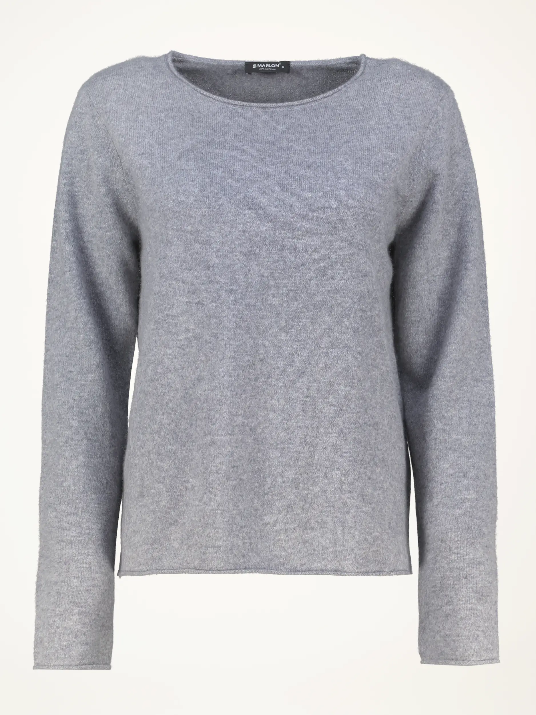 Pullover aus Kaschmir langarm - Artikelansicht - Farbe: Grau