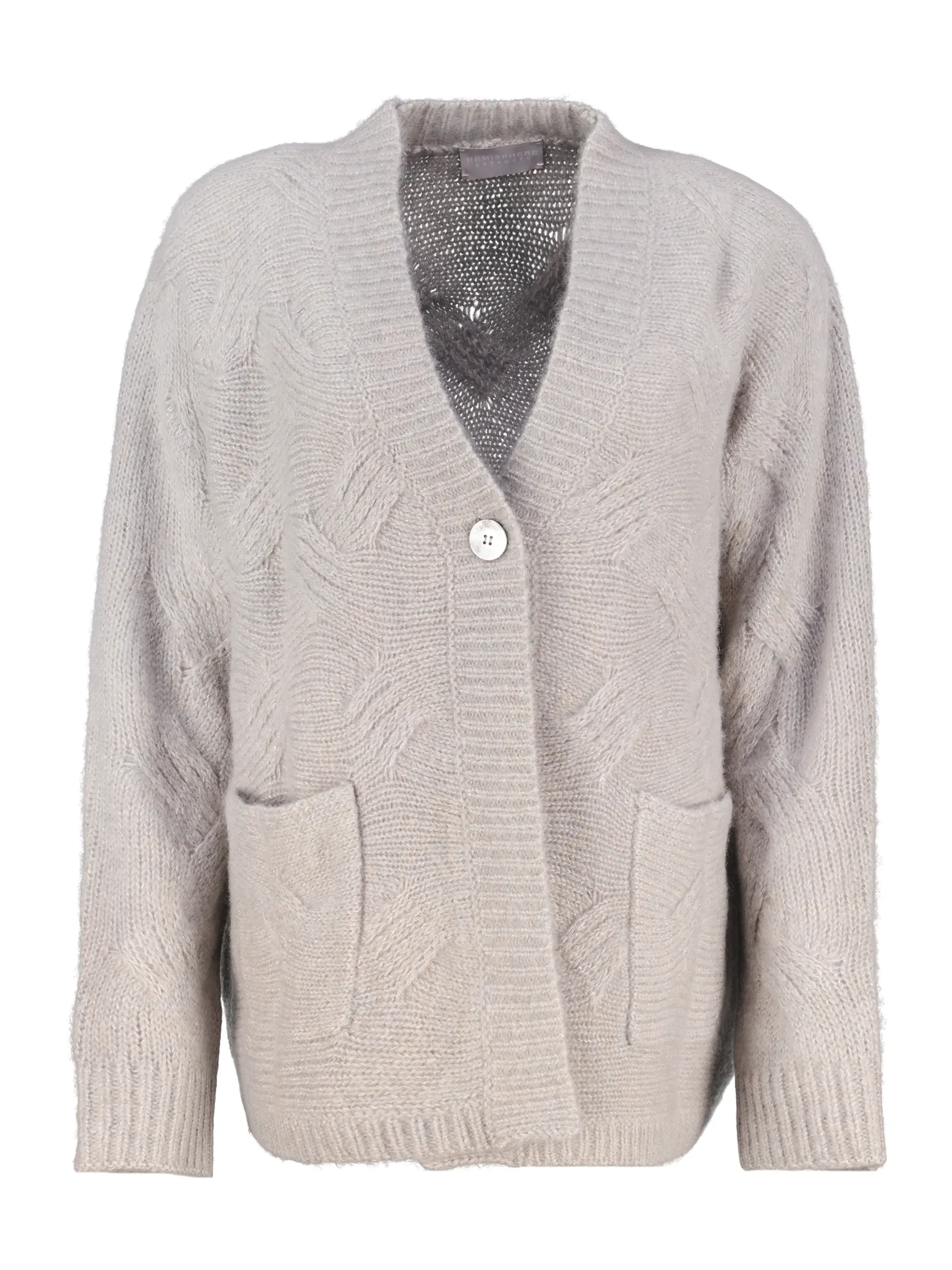 Strickjacke aus Kaschmir - Artikel Vorderseite - Farbe: Grün