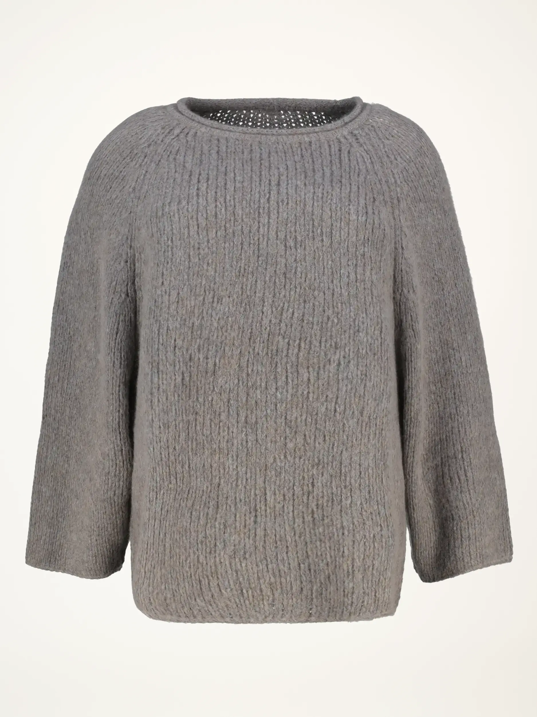 Pullover aus Kaschmir-Mix 3/4-Arm - Artikelansicht - Farbe: Braun