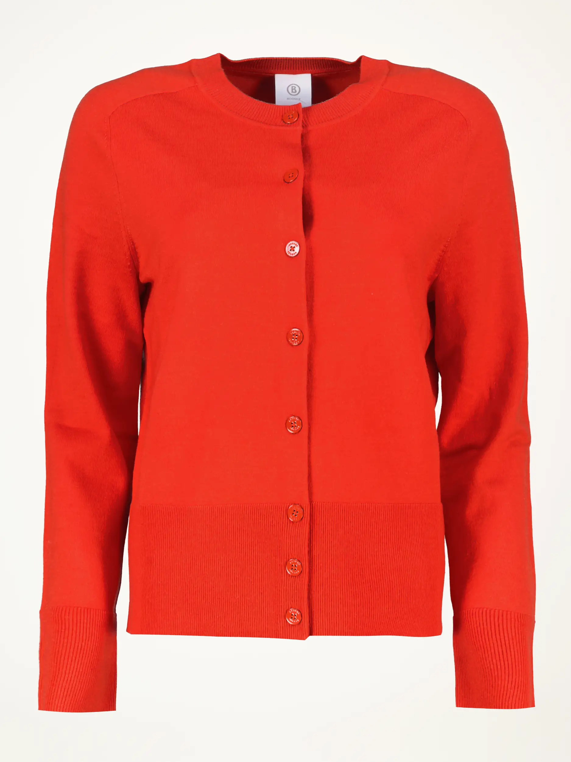 Strickjacke 'Ilma' aus Wolle  - Artikelansicht - Farbe: Rot