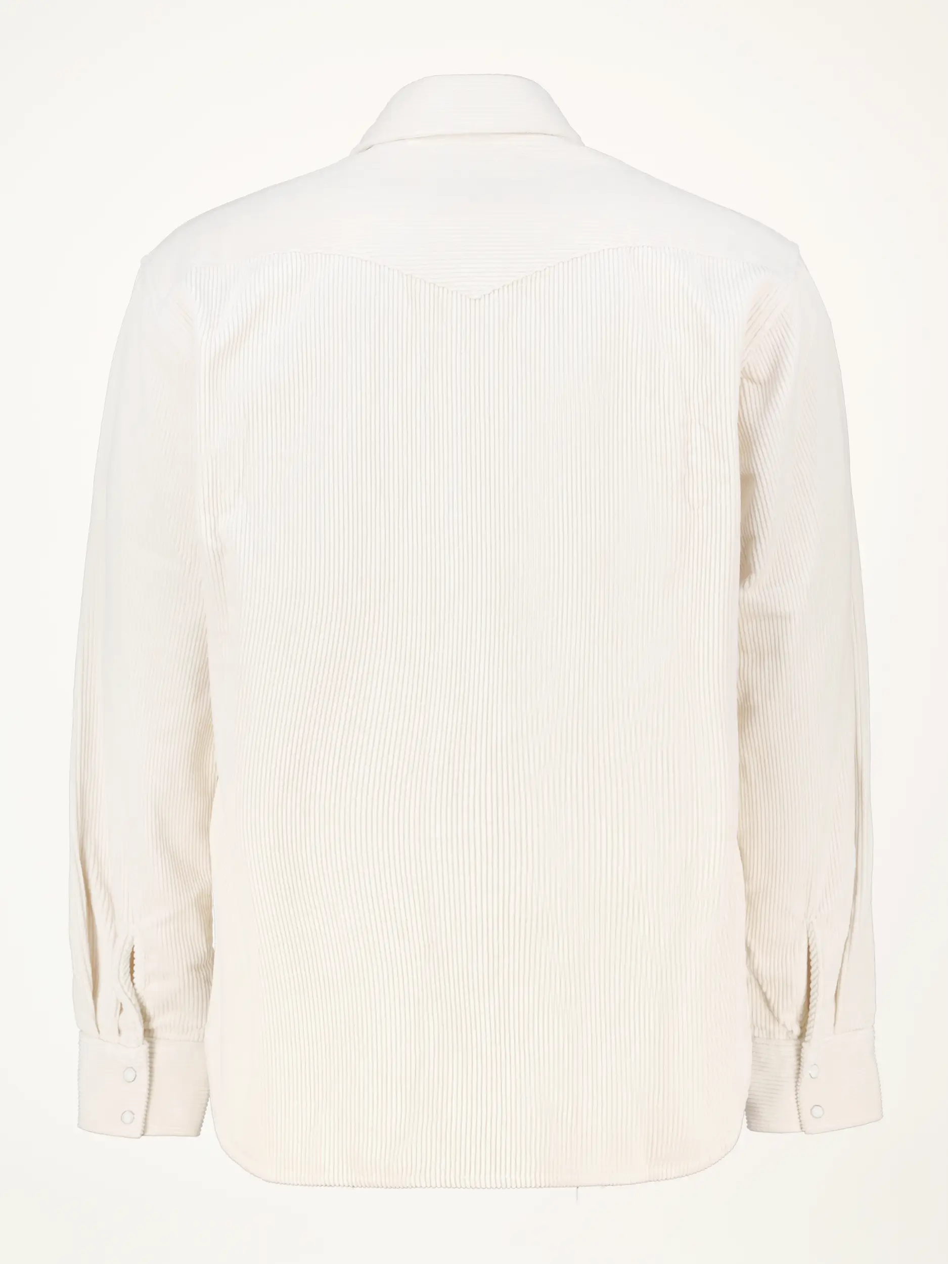 Overshirt 'Ricky' aus Cord - Artikel Rückseite - Farbe: Beige