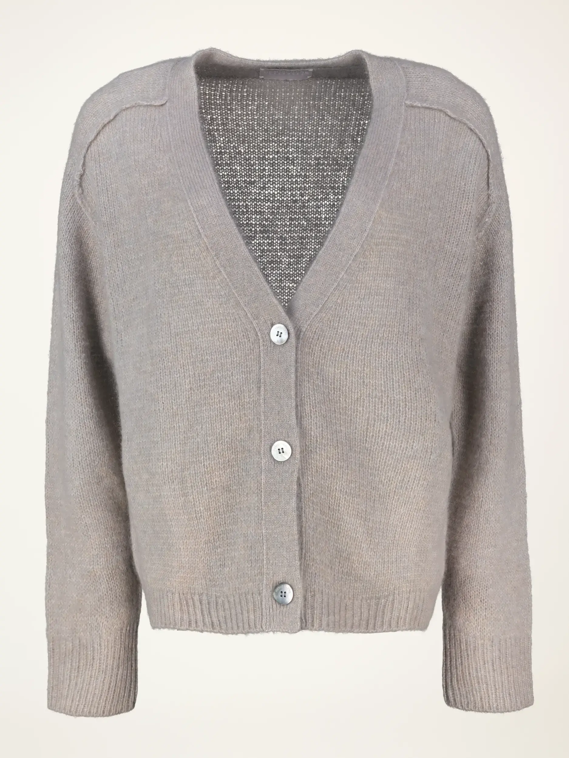 Strickjacke aus Kaschmir - Artikelansicht - Farbe: Grün Strickjacke aus Kaschmir - Artikelansicht - Farbe: Grün