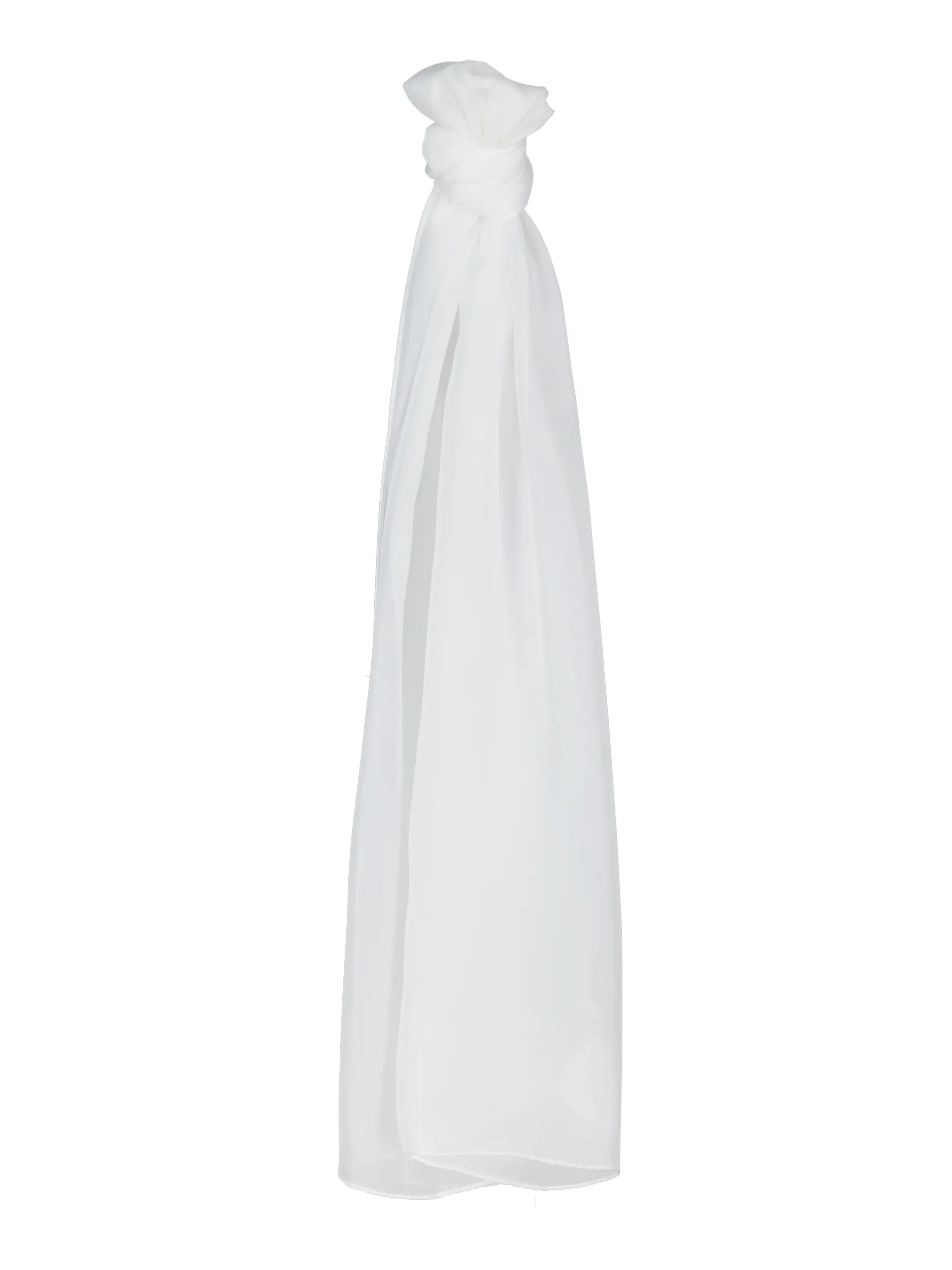 Seidentuch 'Sheer Lightness Scarf' - Artikel Vorderseite - Farbe: Creme