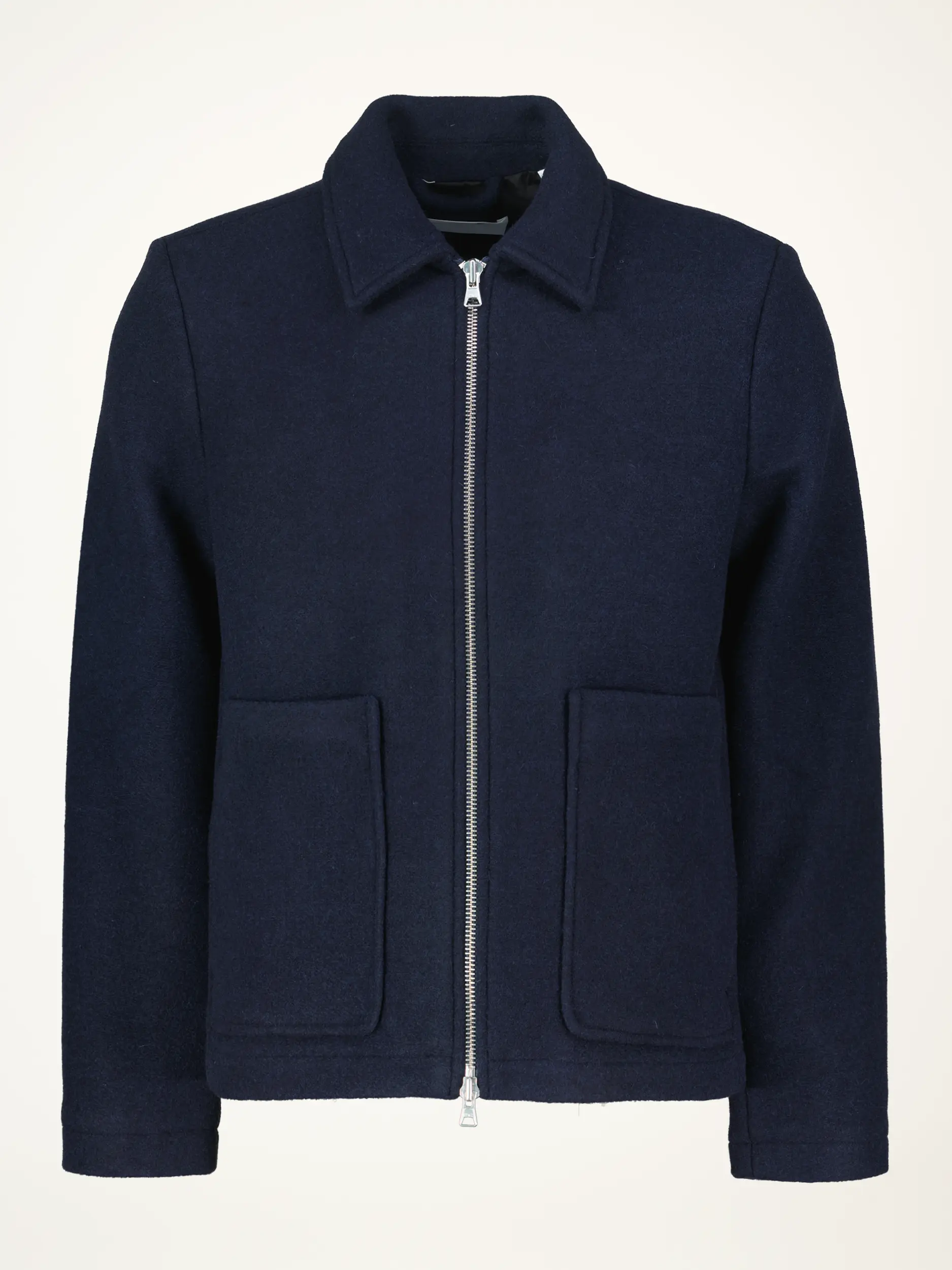 Jacke 'Gael' aus Woll-Mix - Artikelansicht - Farbe: Blau