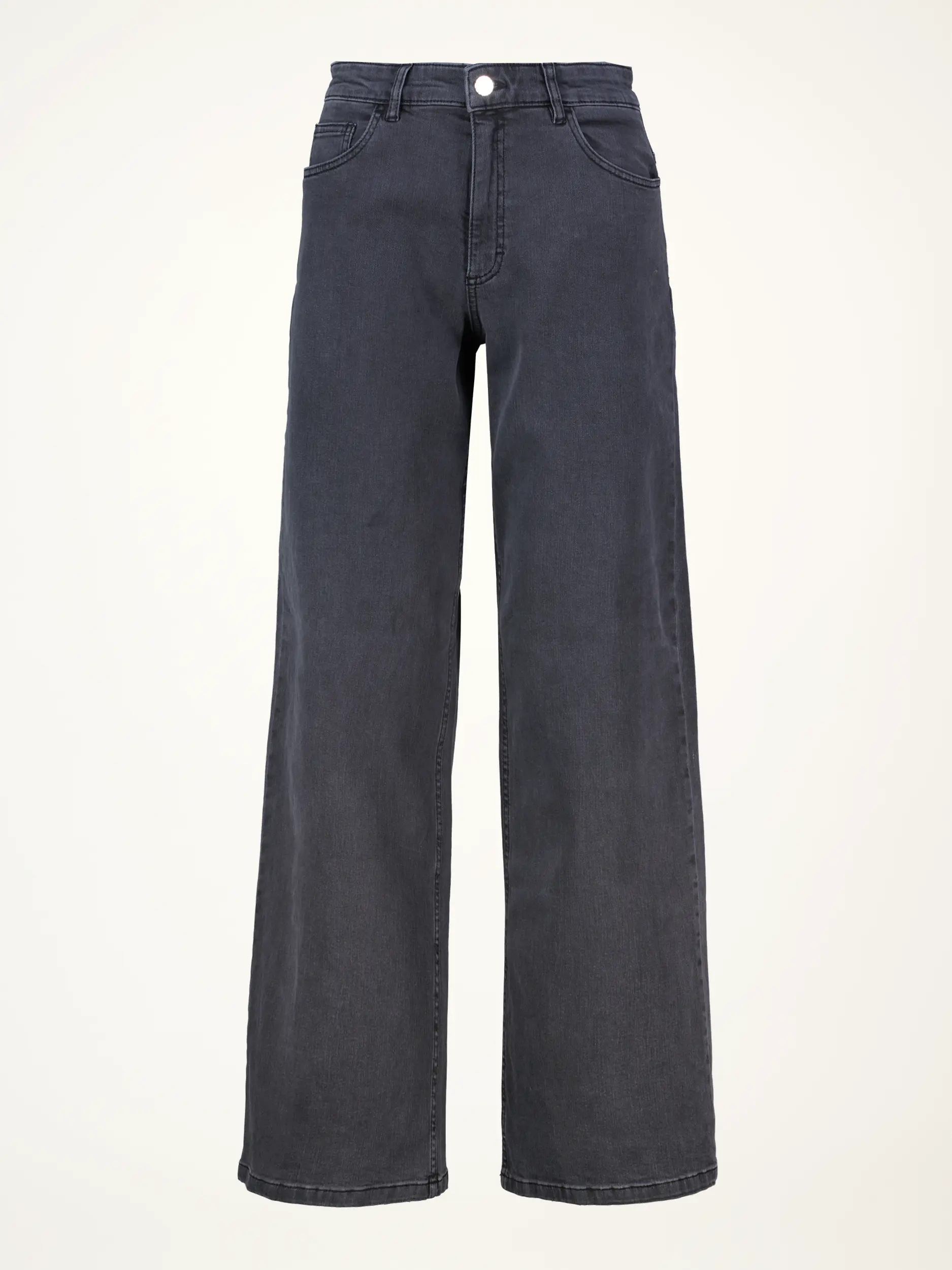 High Rise Wide Leg Jeans - Artikelansicht - Farbe: Grau