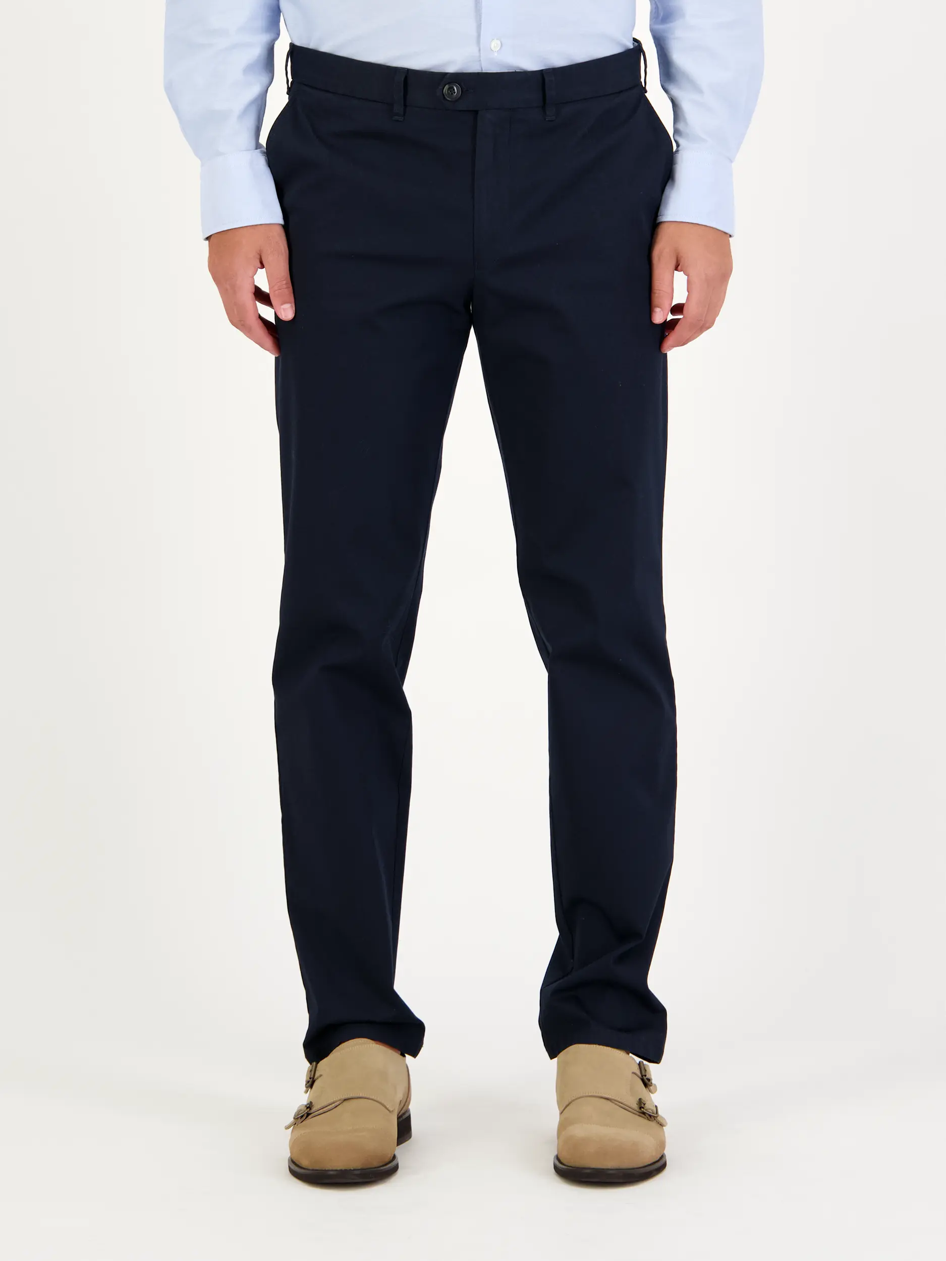 Hose - Artikel Vorderseite getragen von einem Modell - Farbe: Blau