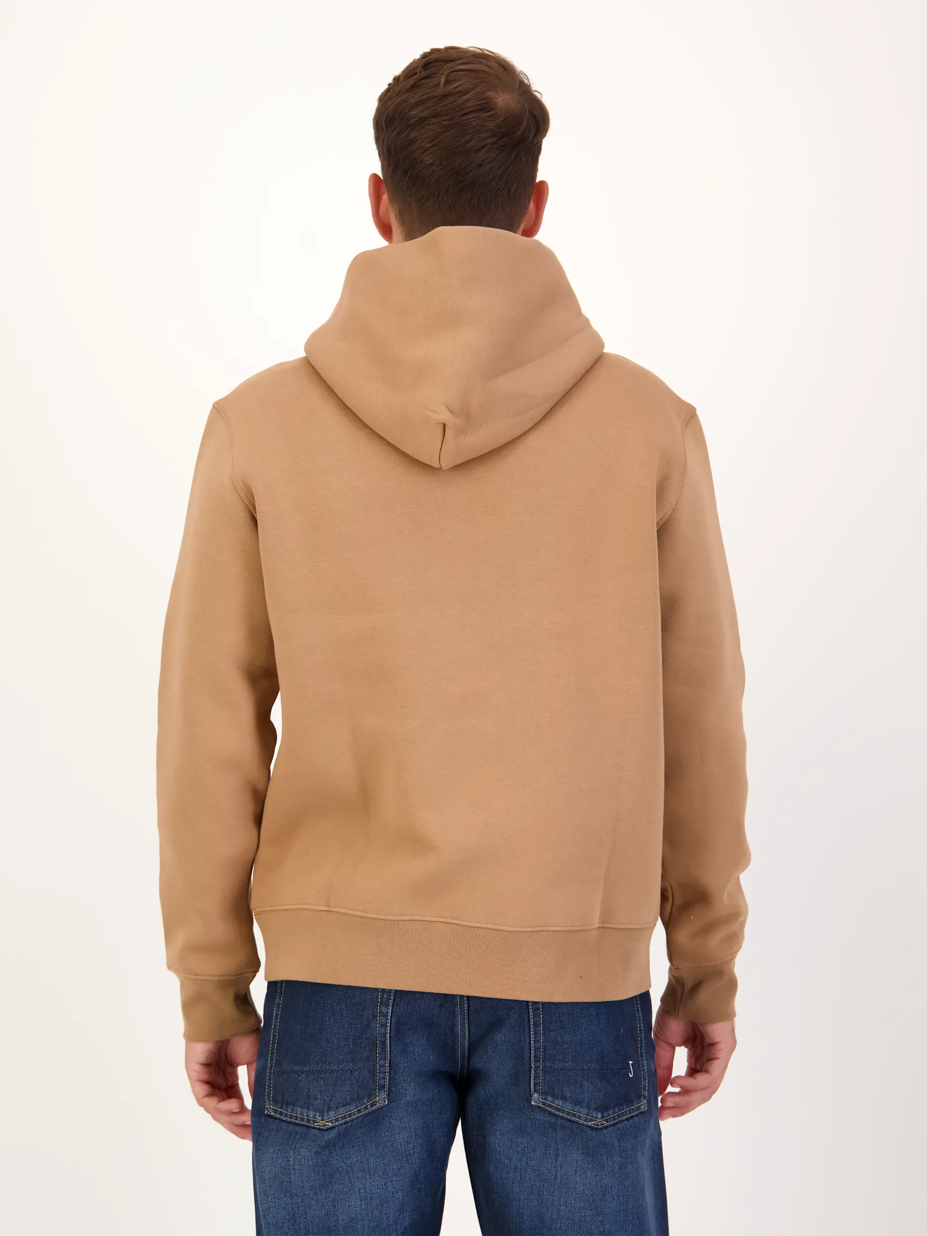 Sweatshirt 'Shero' - Artikel Rückseite getragen von einem Modell - Farbe: Braun