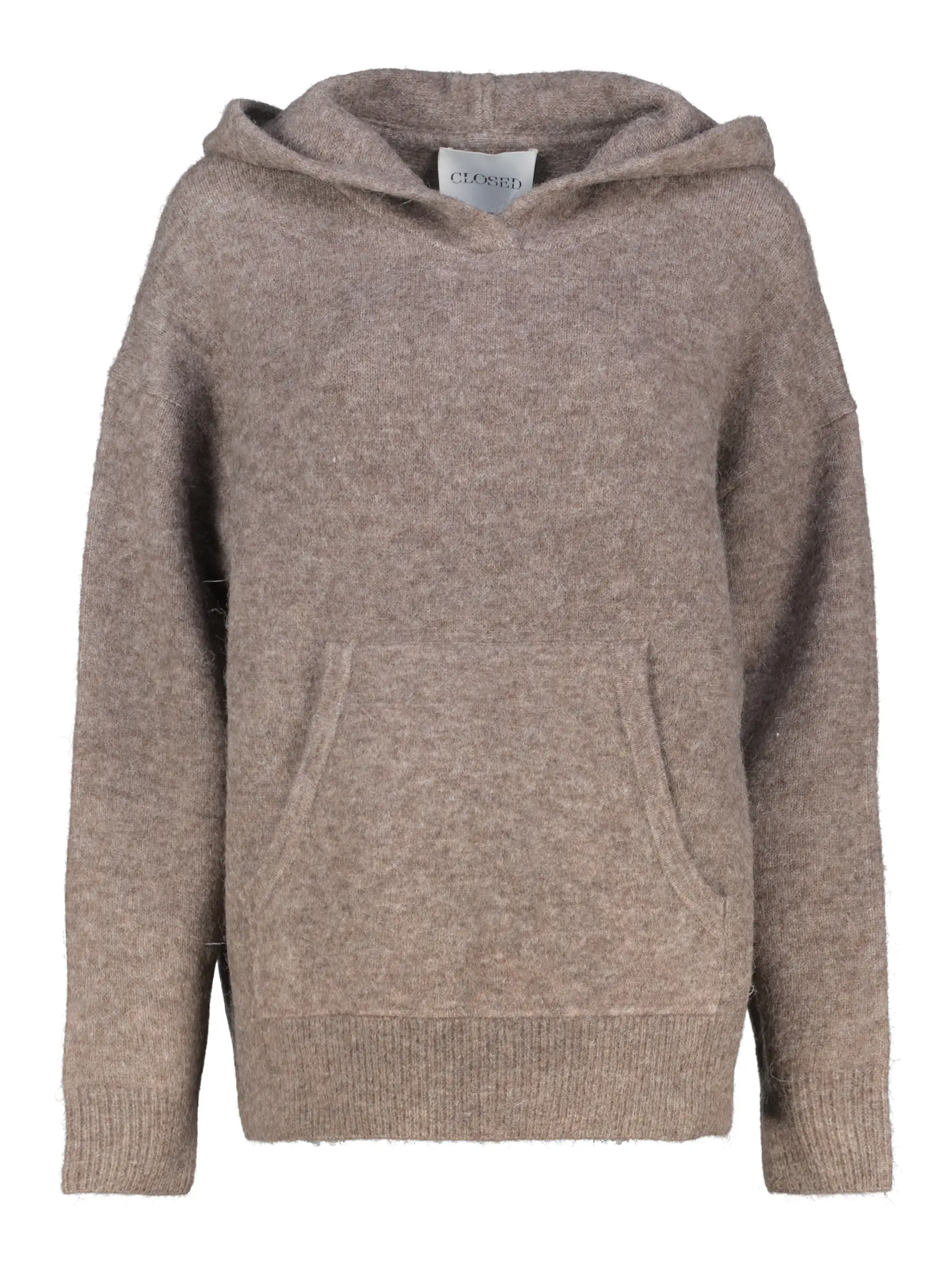 Pullover aus Wolle langarm - Artikel Vorderseite - Farbe: Braun