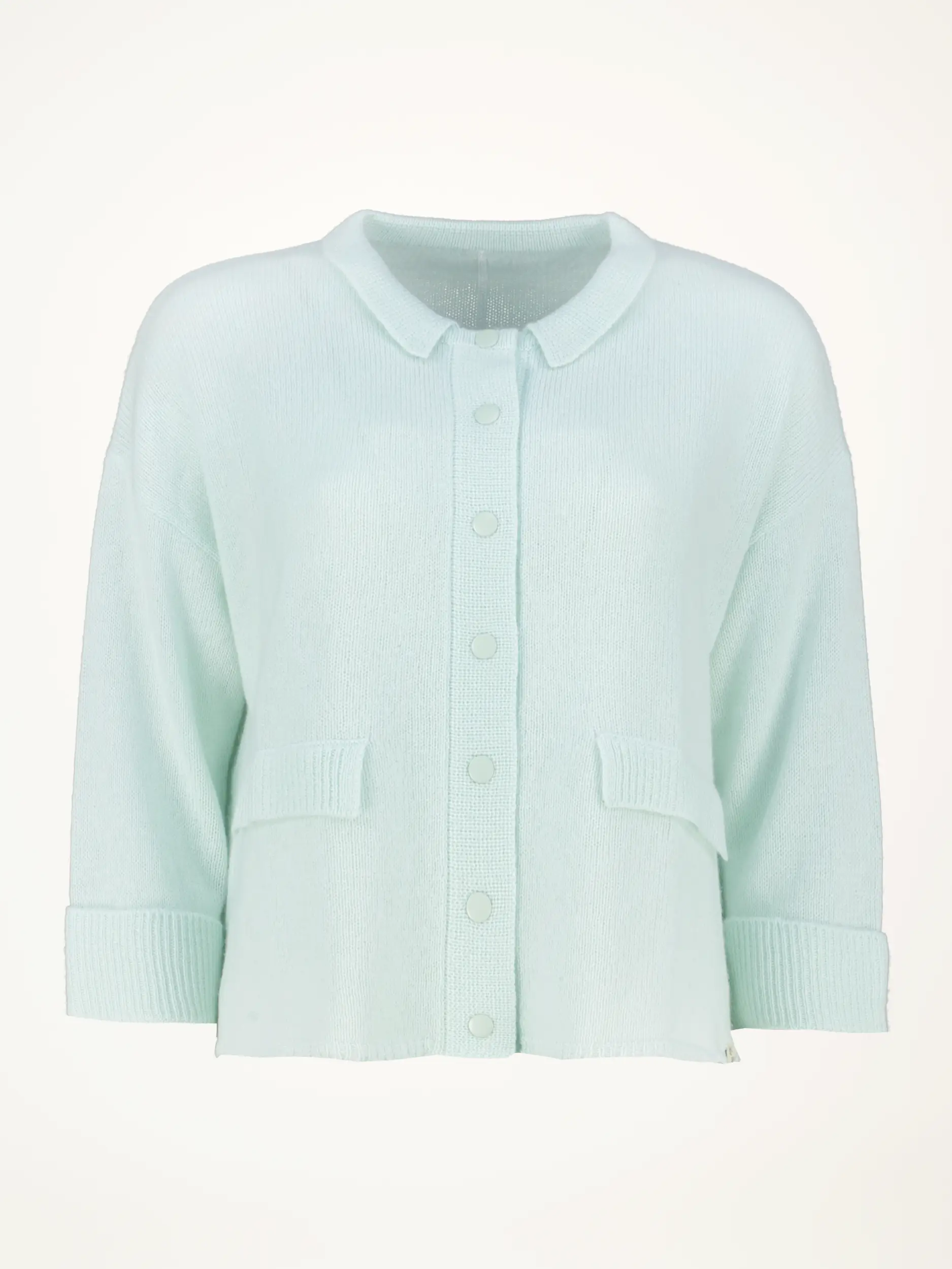 Strickjacke aus Kaschmir Mix - Artikelansicht - Farbe: Grün