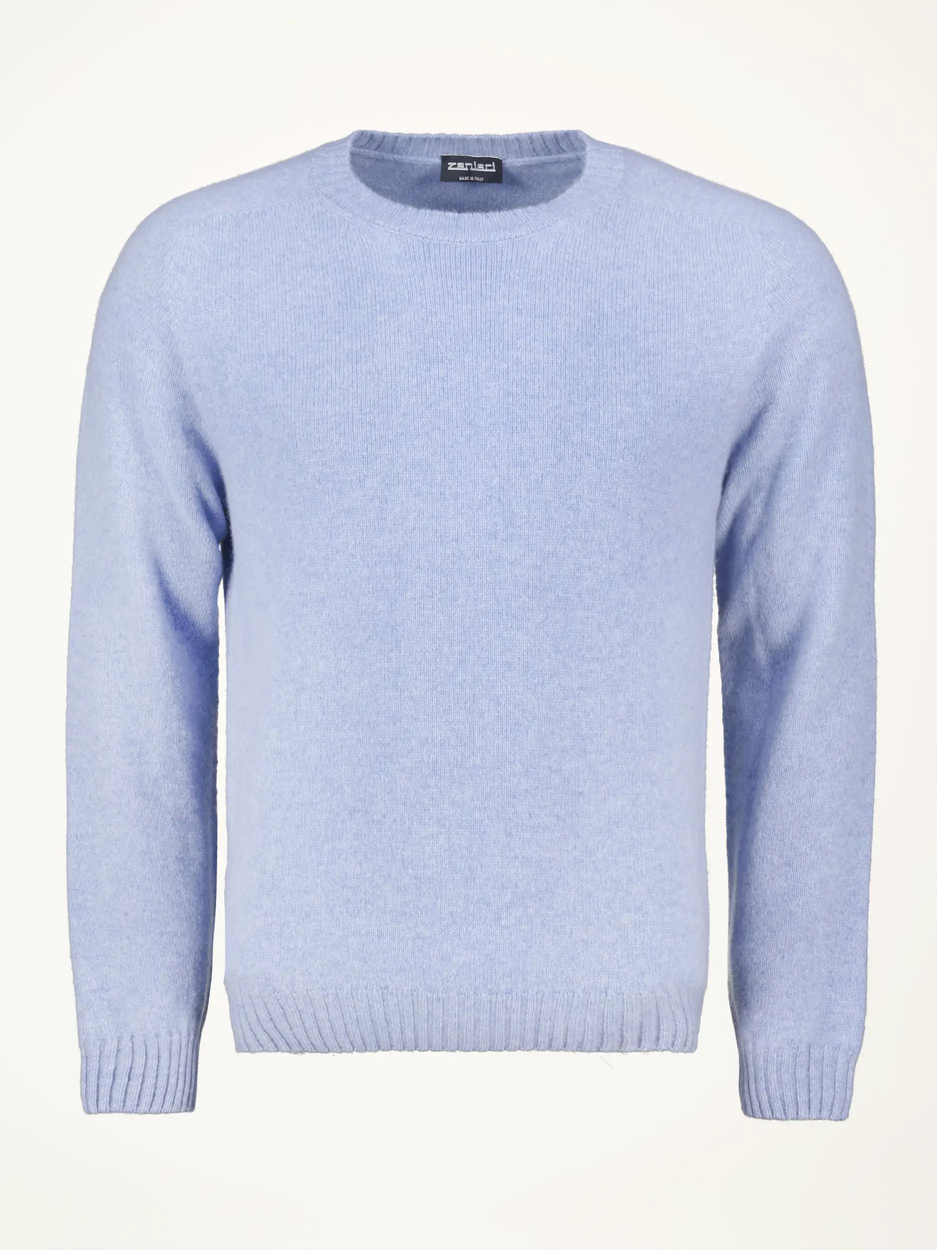 Pullover aus Kaschmir langarm - Artikelansicht - Farbe: Blau