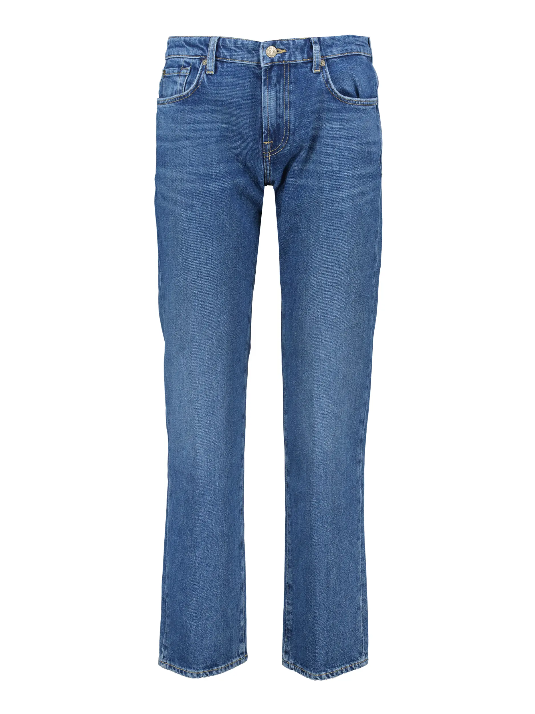 Mid Rise Straight Leg Jeans 'Calie' - Artikel Vorderseite - Farbe: Blau