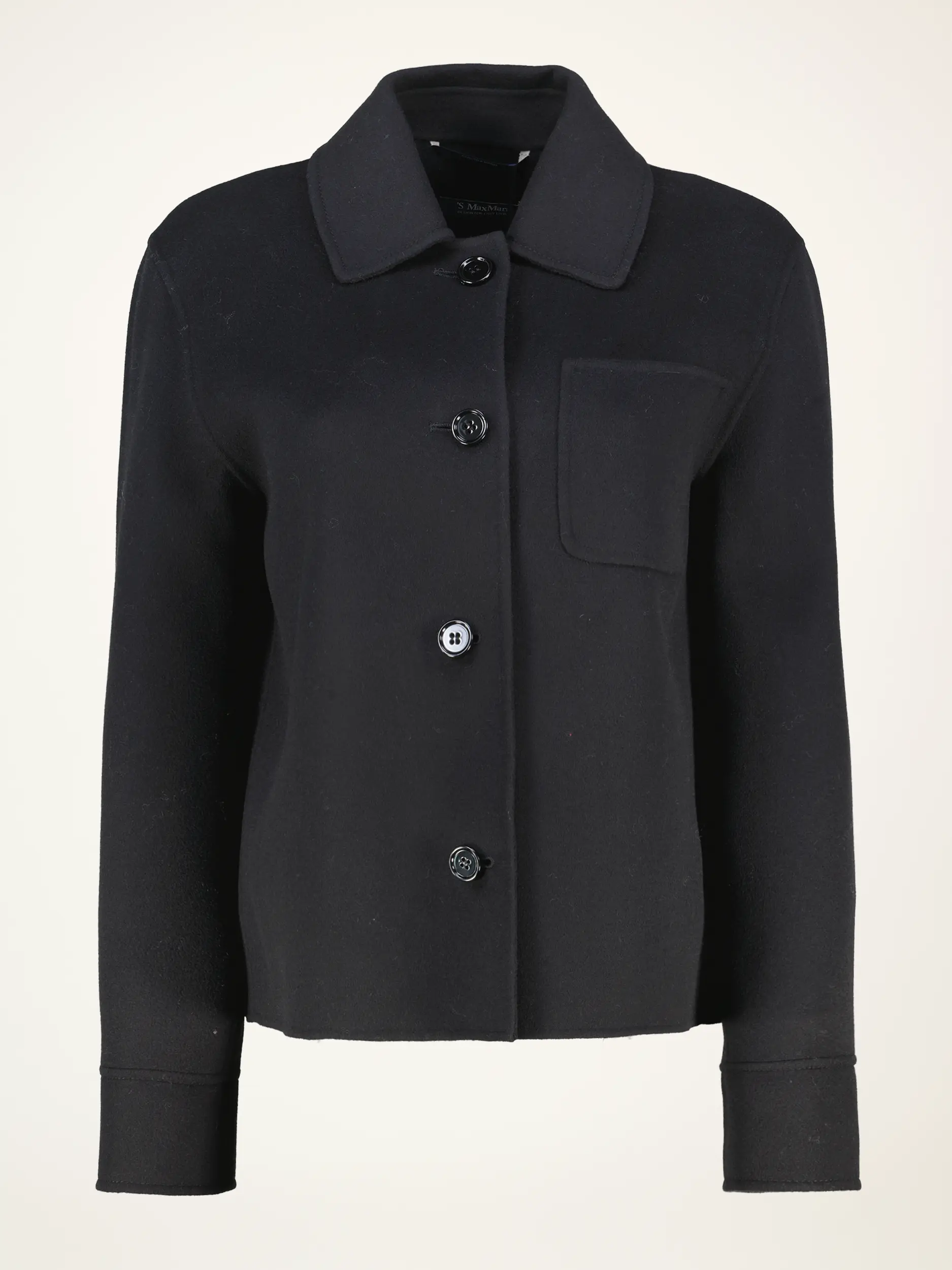 Wolljacke 'Winter' - Artikelansicht - Farbe: Schwarz