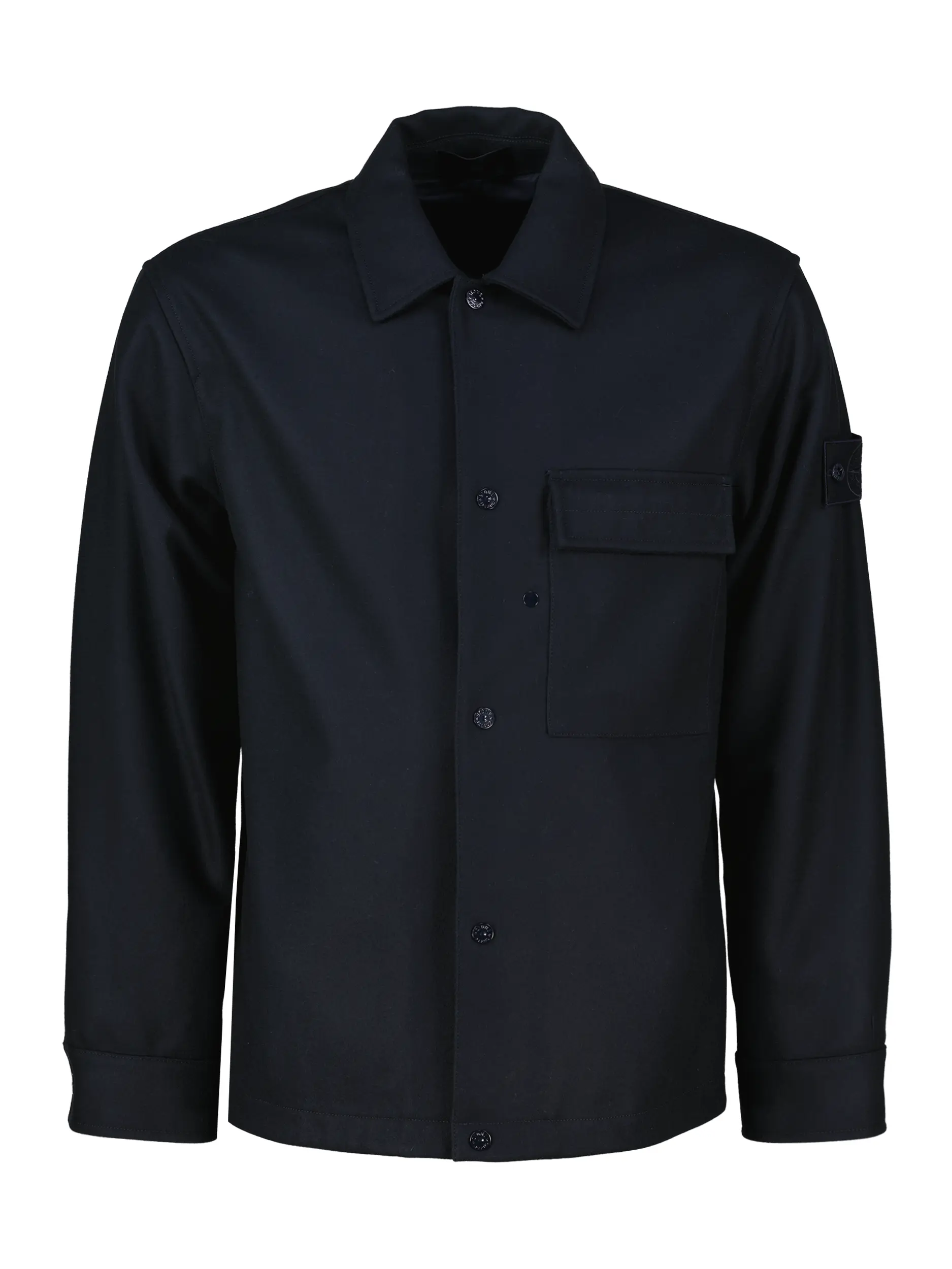 Ghost Piece Overshirt - Artikel Vorderseite - Farbe: Blau