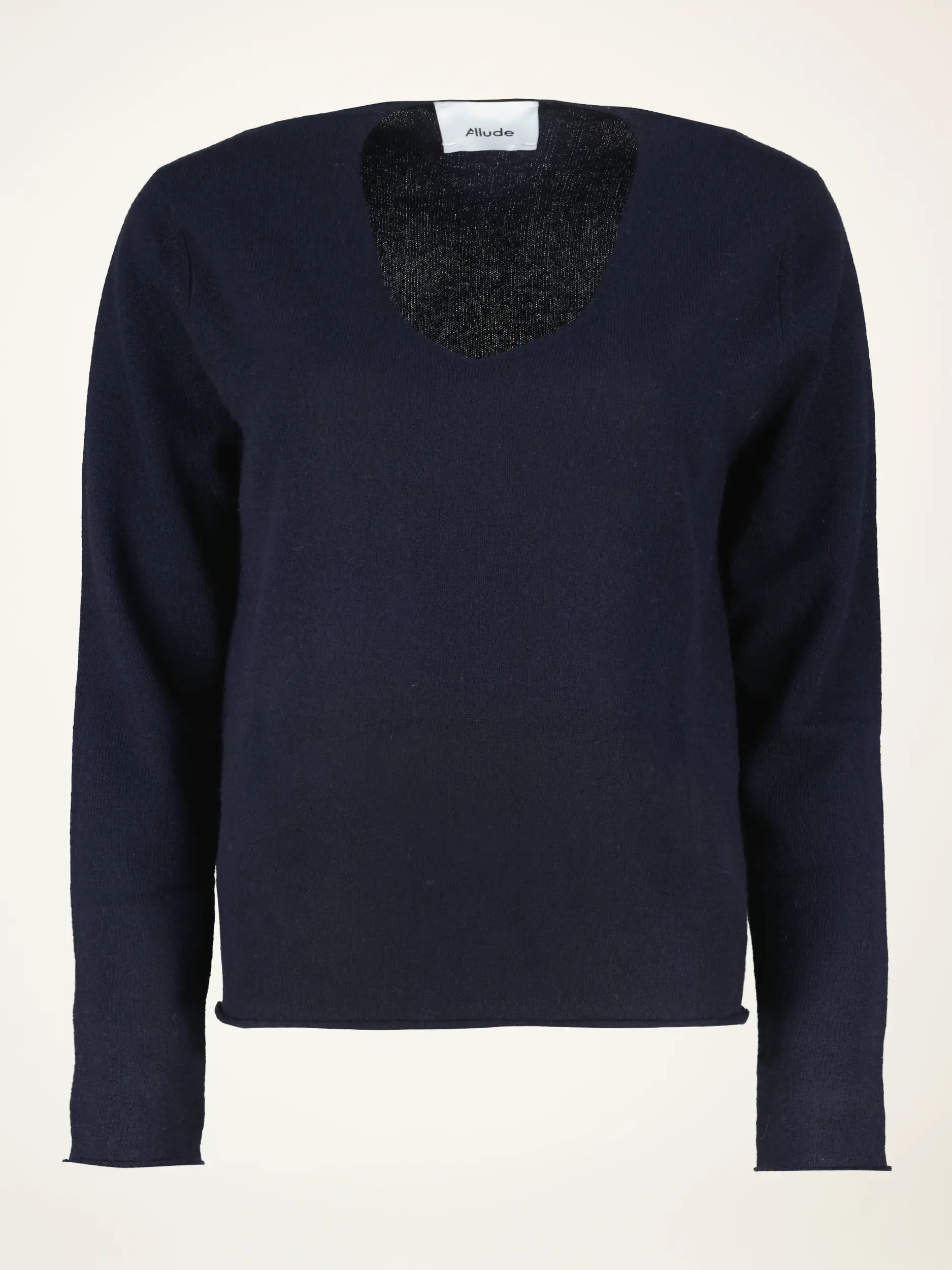 Pullover aus Kaschmir langarm - Artikelansicht - Farbe: Blau