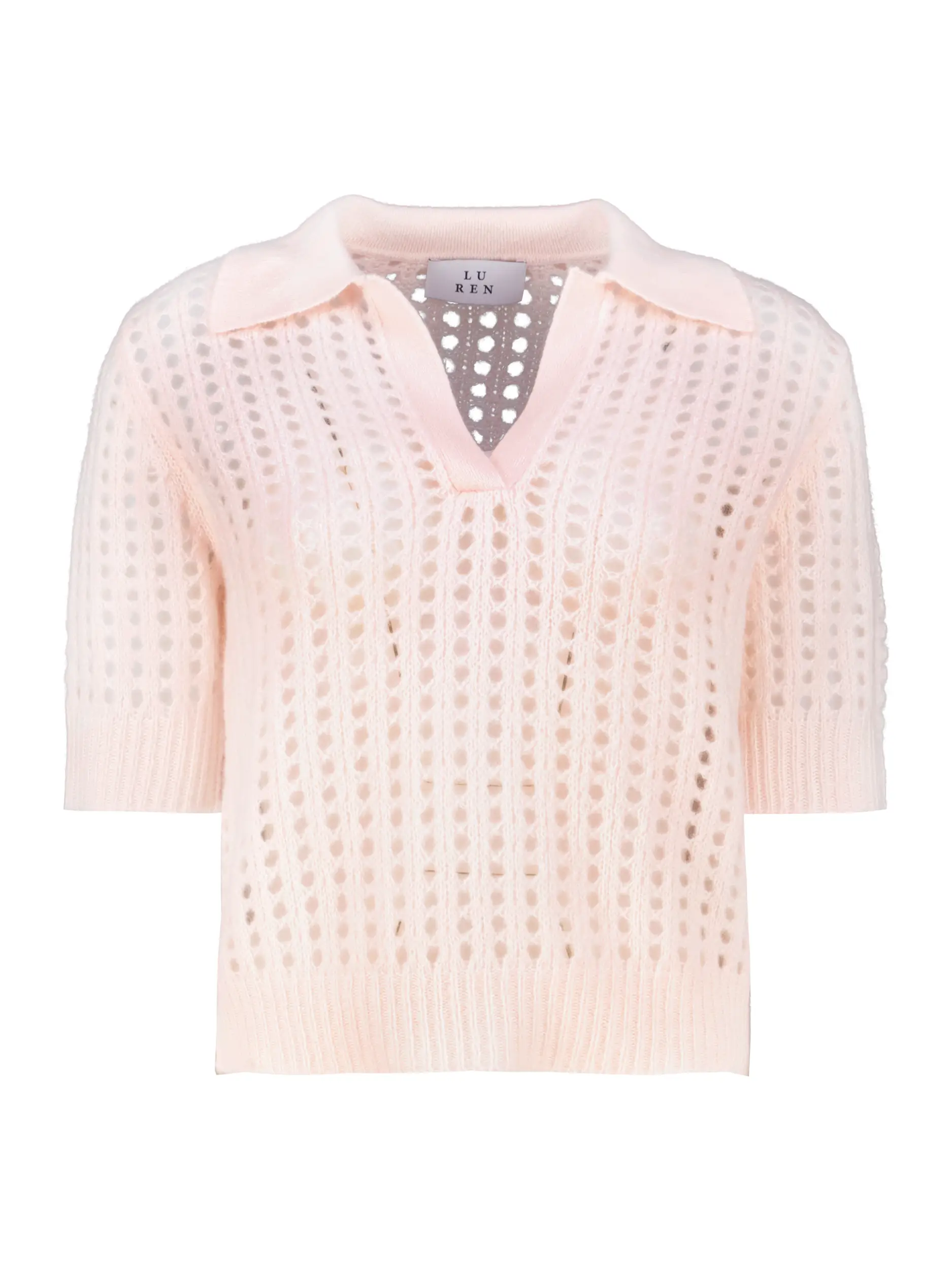 Pullover 'Kikyo' aus Kaschmir Seide Mix - Artikel Vorderseite - Farbe: Rosa&Pink