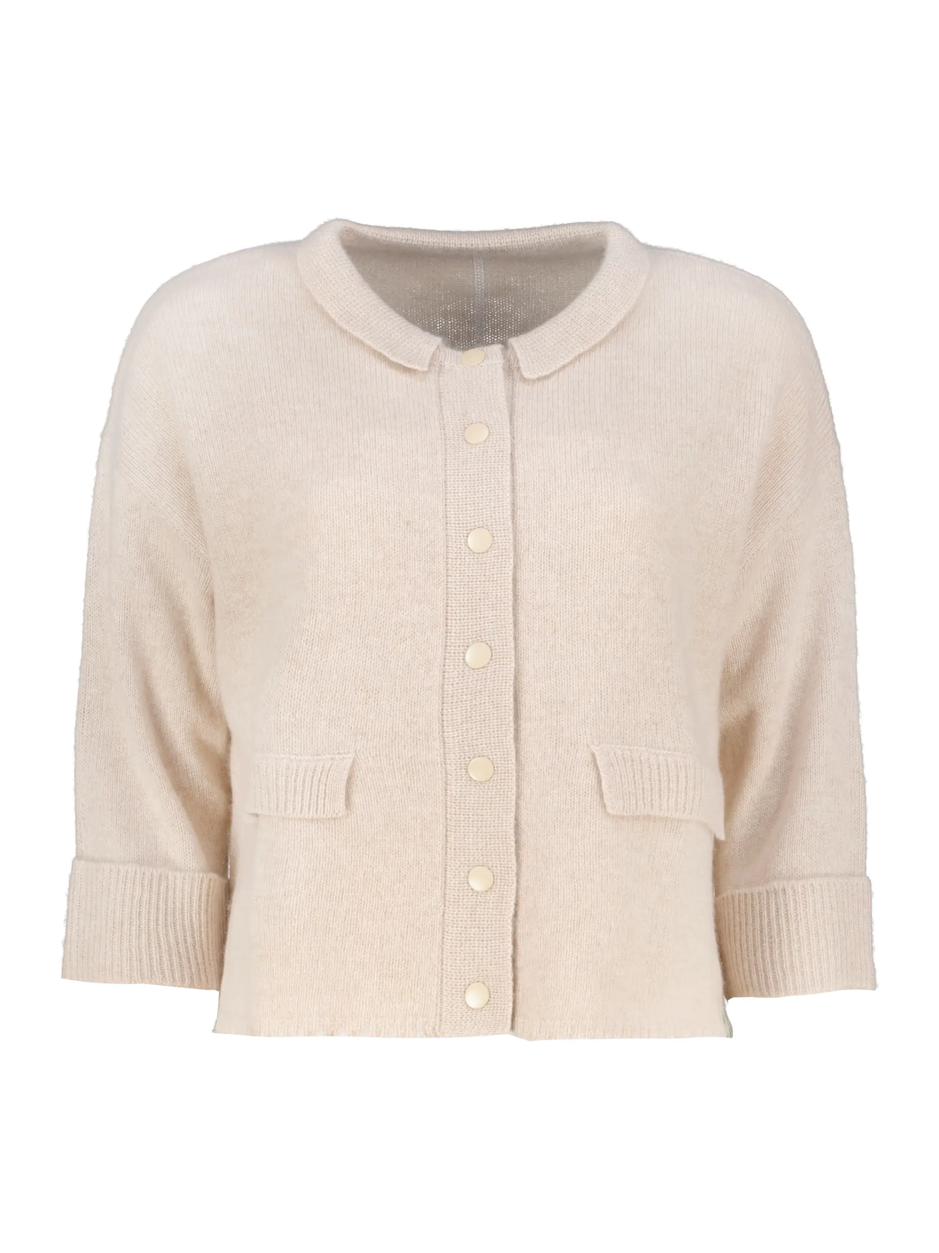 Strickjacke aus Kaschmir Mix - Artikel Vorderseite - Farbe: Braun