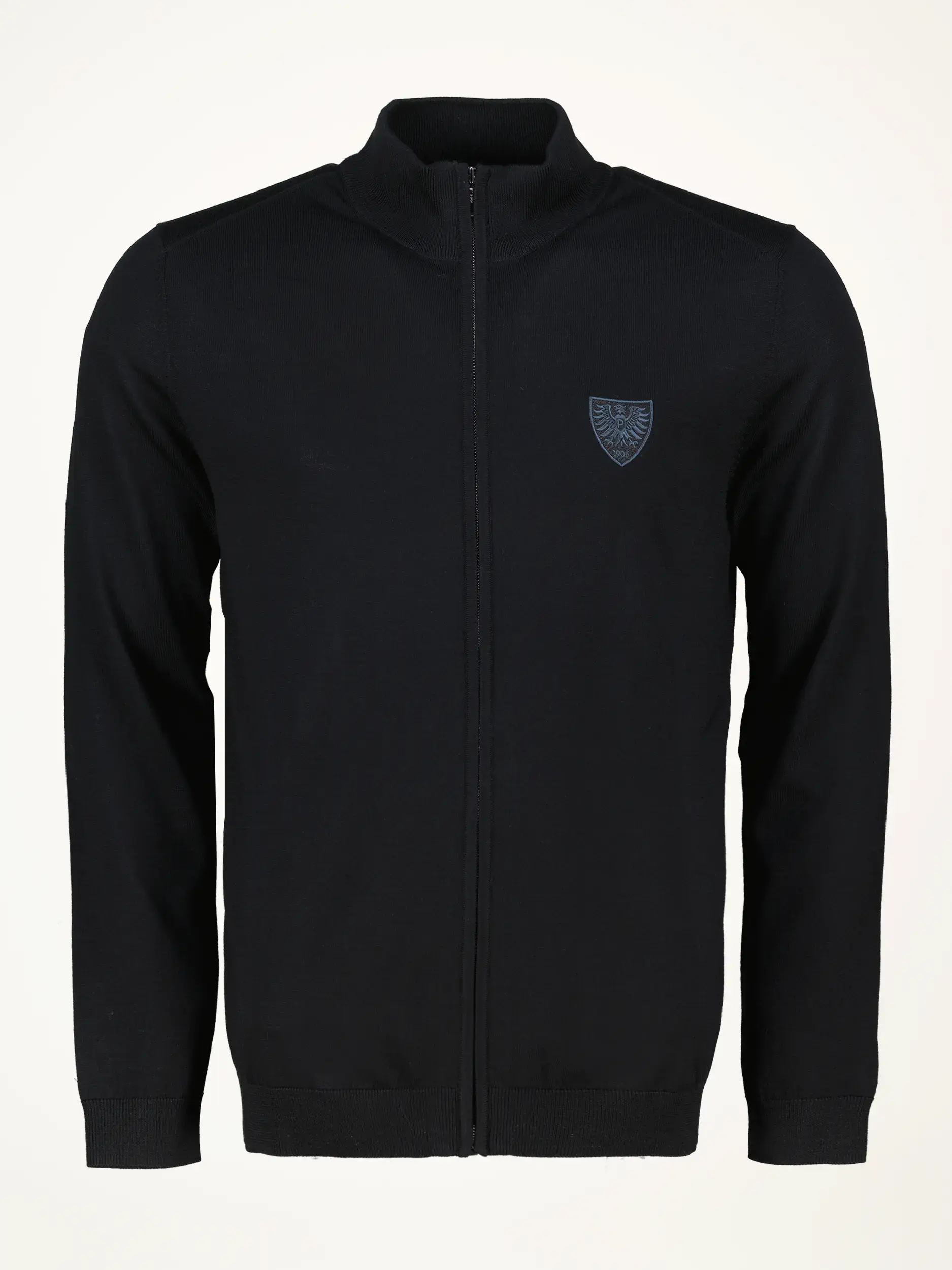 Preußen Münster Strickjacke aus Merinowolle - Artikelansicht - Farbe: Schwarz