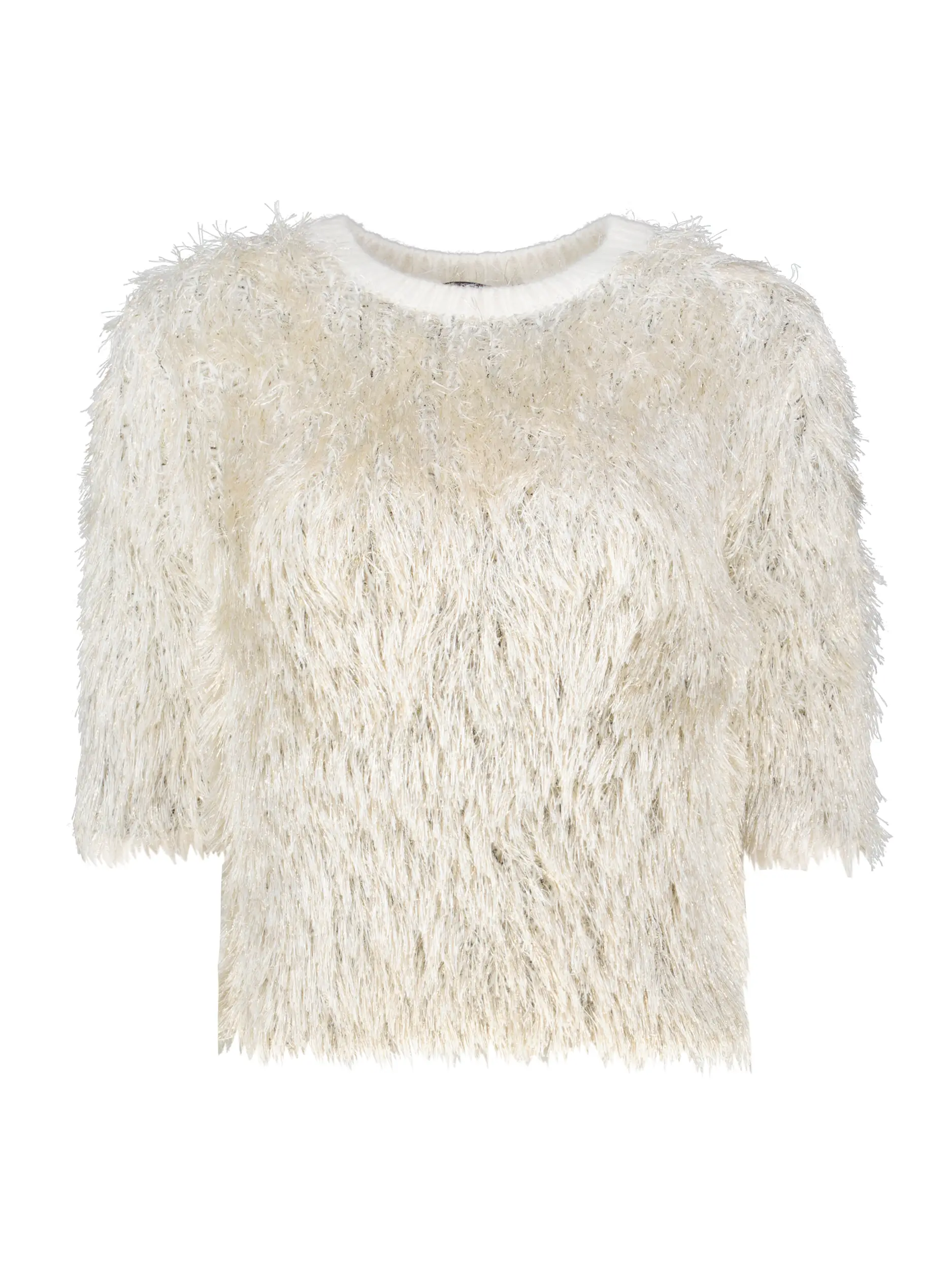 Pullover kurzarm - Artikel Vorderseite - Farbe: Creme