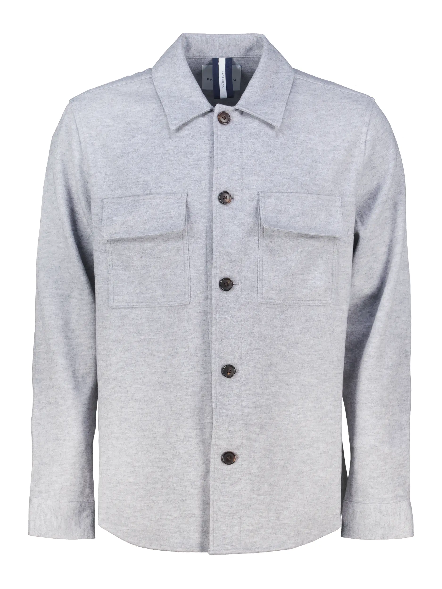 Overshirt aus Woll-Mix - Artikel Vorderseite - Farbe: Grau