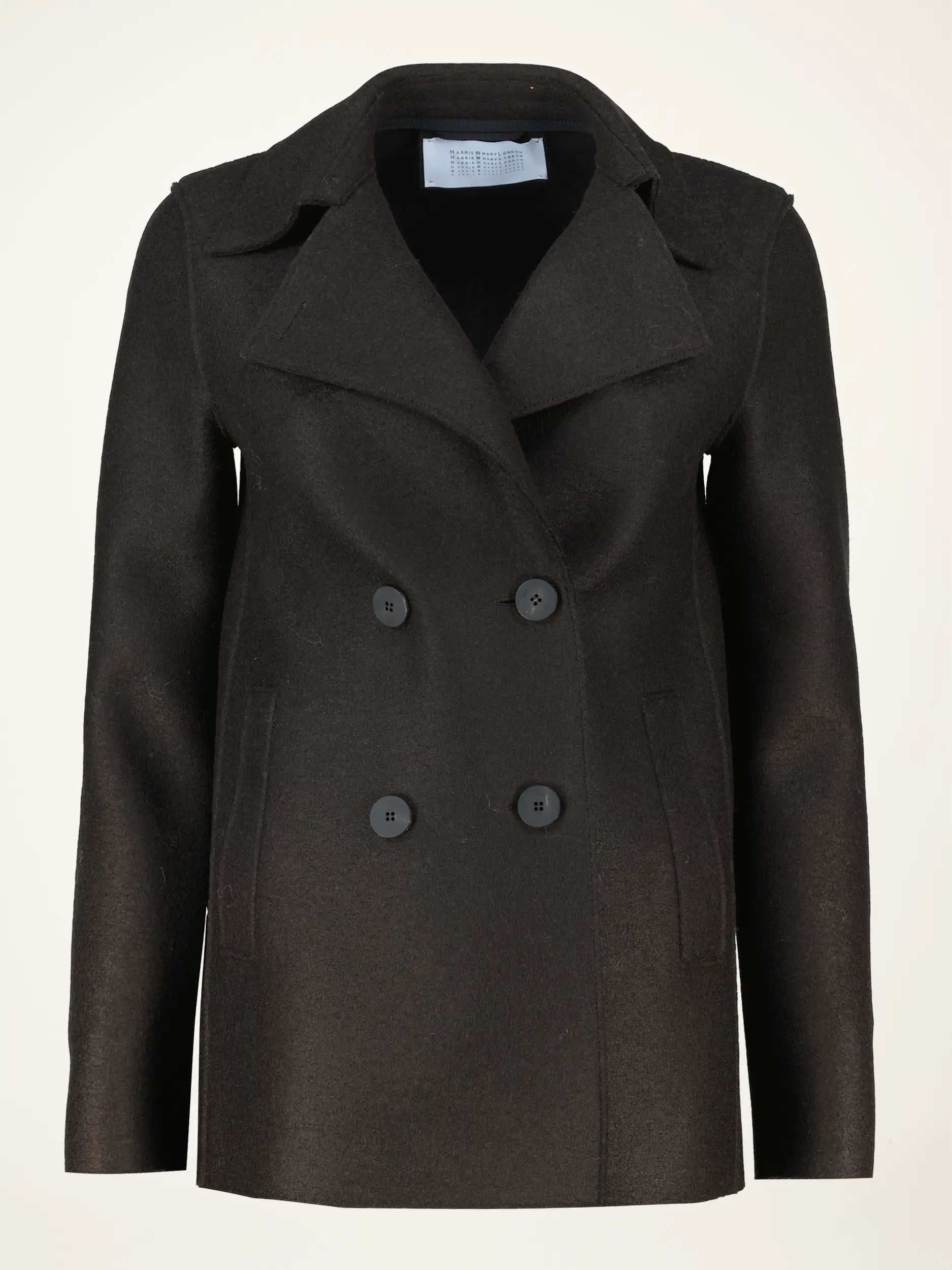 Cabanjacke aus Wolle - Artikelansicht - Farbe: Braun Cabanjacke aus Wolle - Artikelansicht - Farbe: Braun