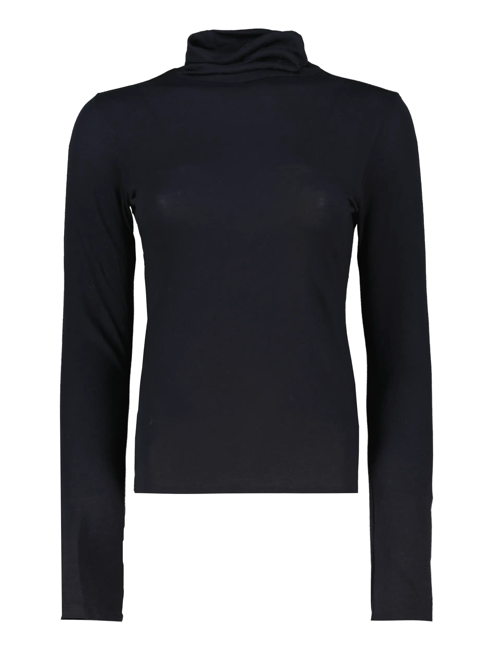 Langarmshirt 'Chic Comfort' - Artikel Vorderseite - Farbe: Schwarz