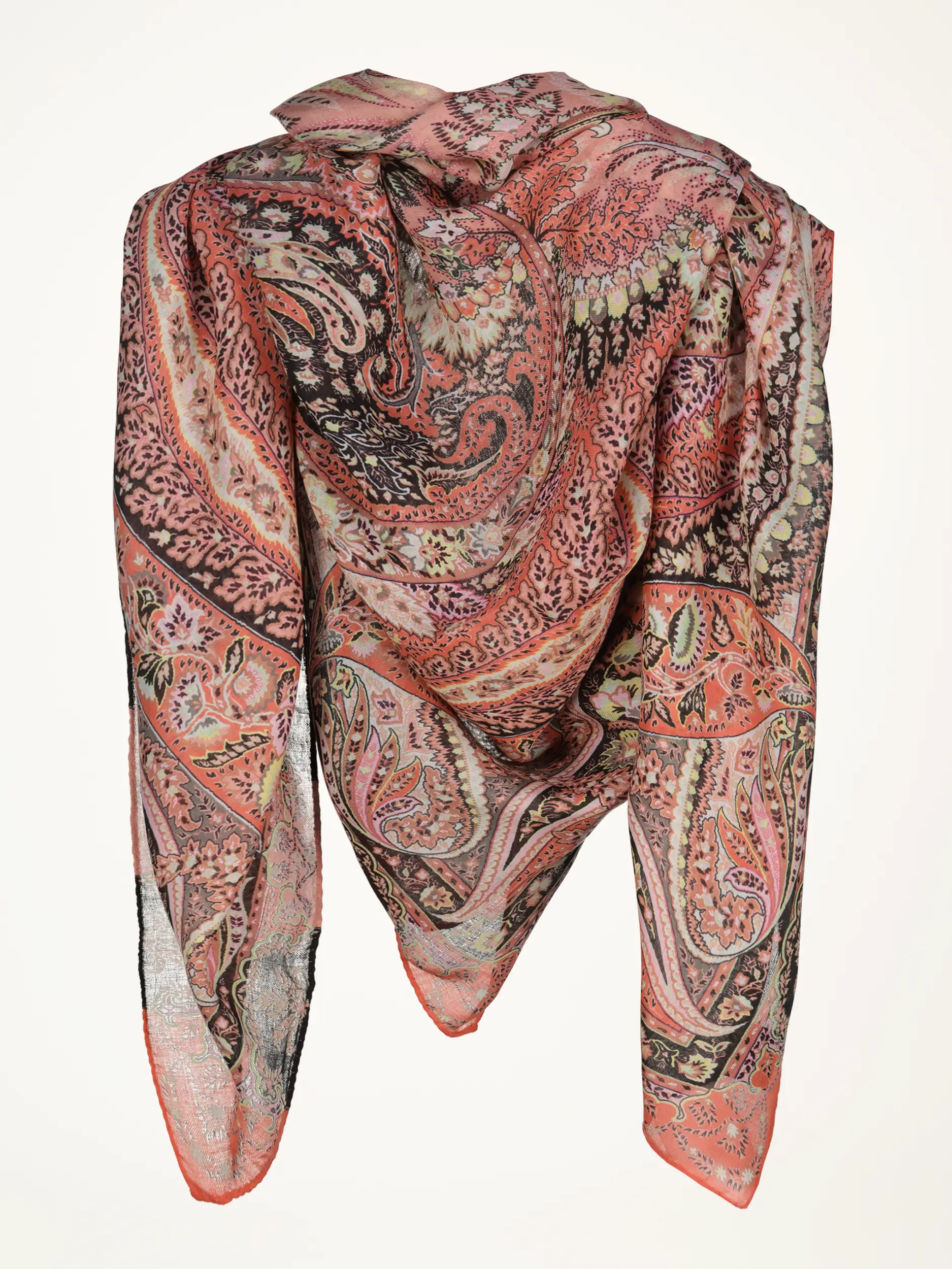 Gemustertes Tuch  - Artikelansicht - Farbe: Rosa&Pink