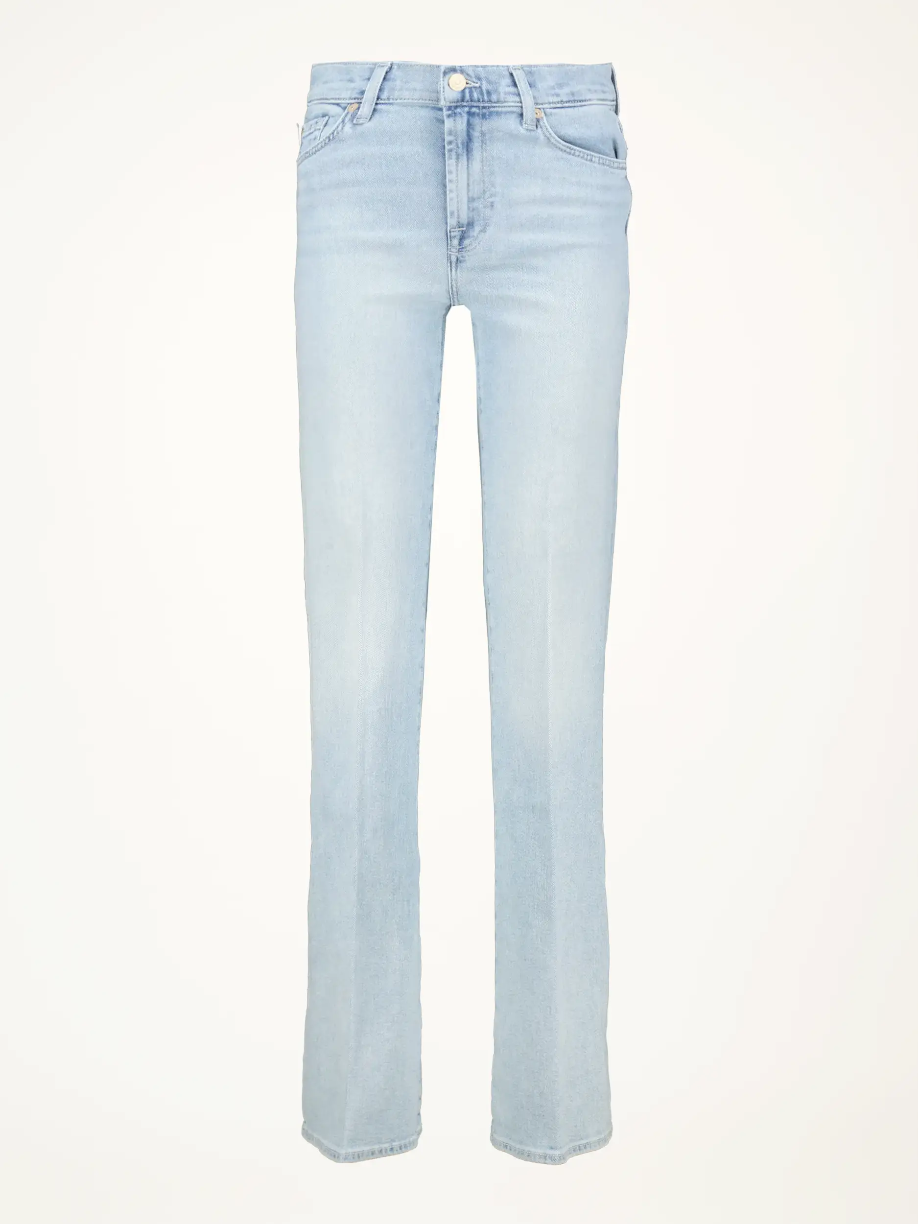 Mid Rise Flared Leg Jeans 'Modern Dojo Frozen' - Artikelansicht - Farbe: Blau