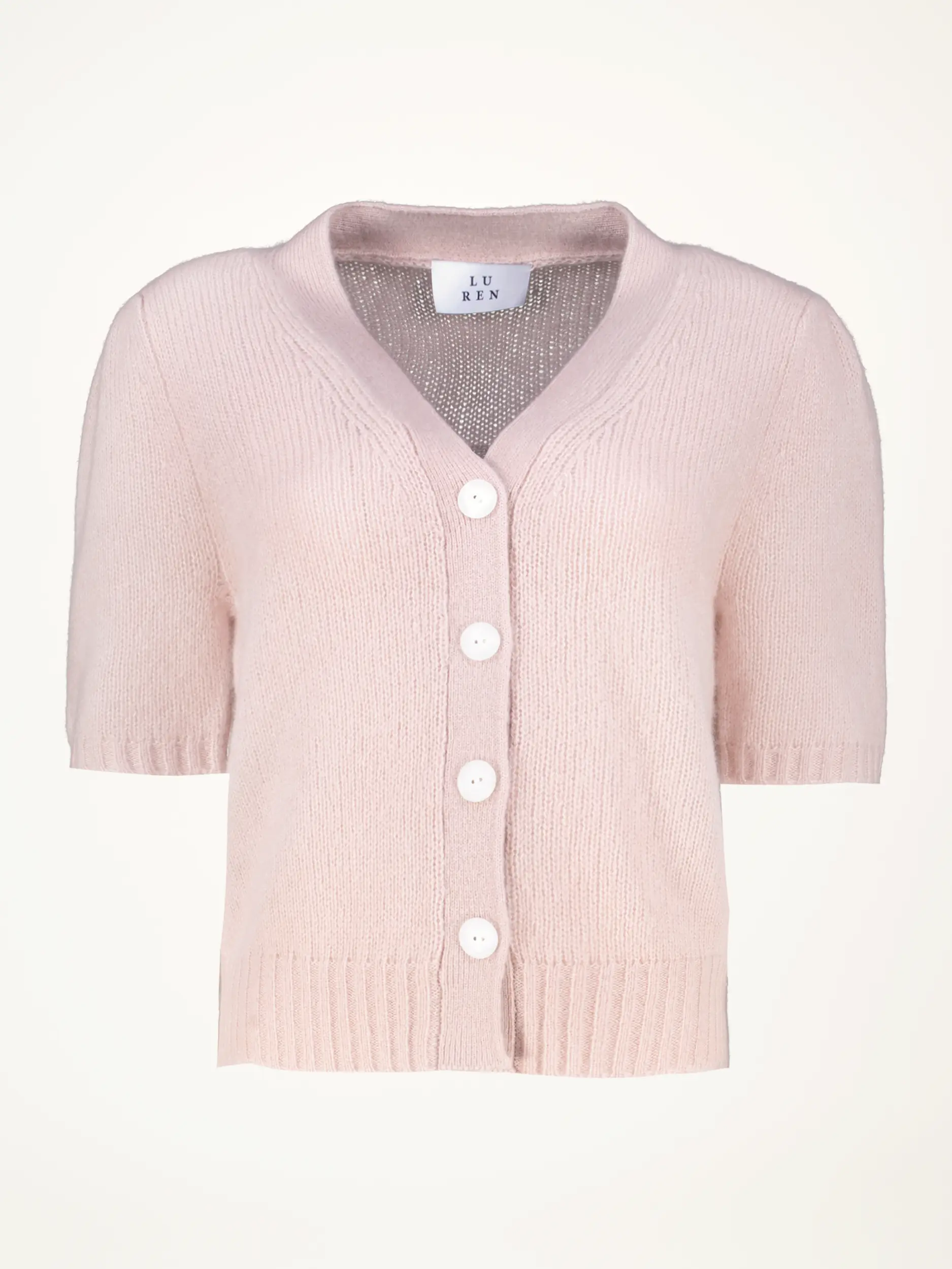 Strickjacke 'Shiso' aus Kaschmir Seide Mix - Artikelansicht - Farbe: Rosa&Pink