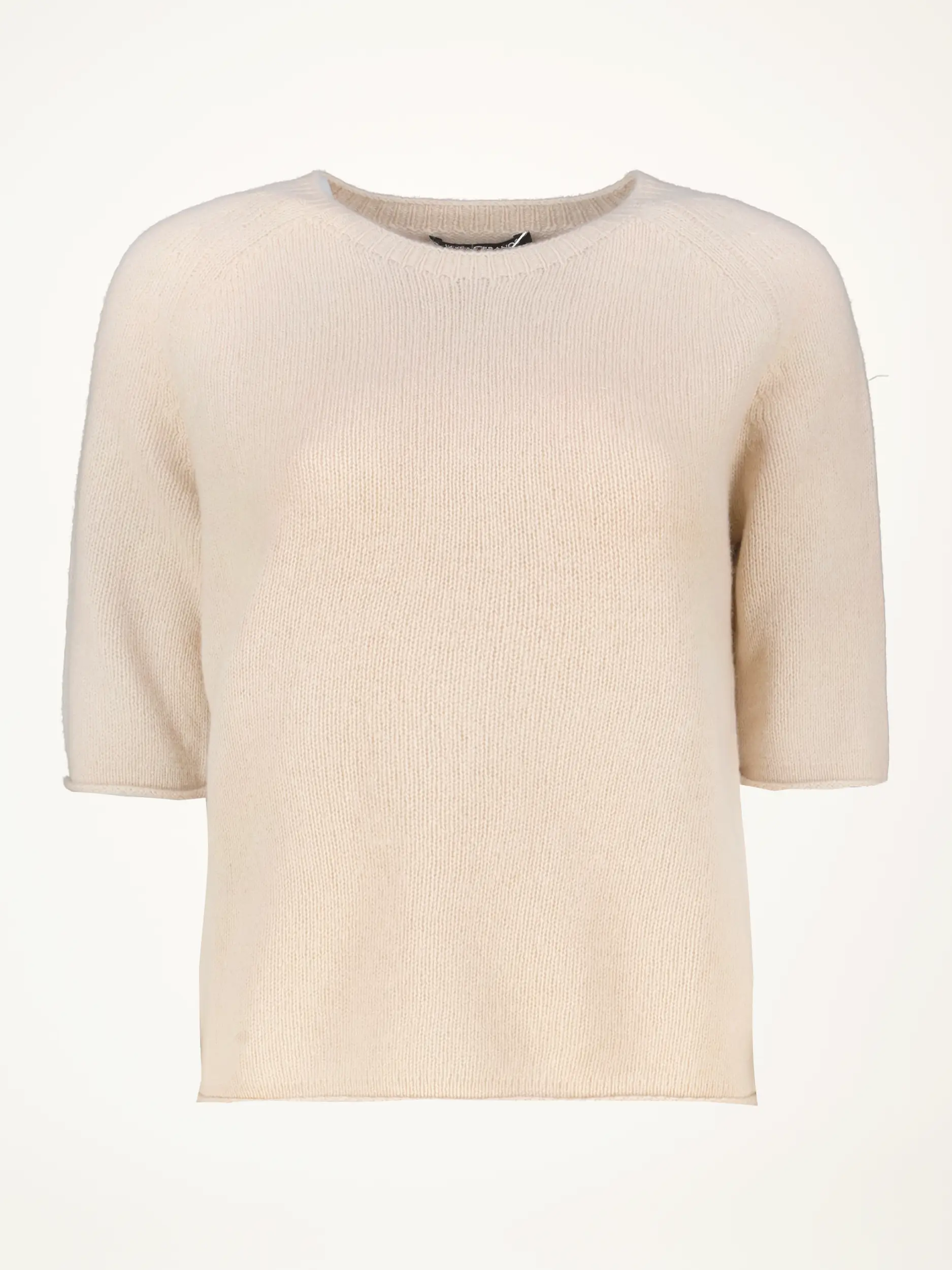 Pullover aus Wolle-Kaschmir kurzarm - Artikelansicht - Farbe: Braun