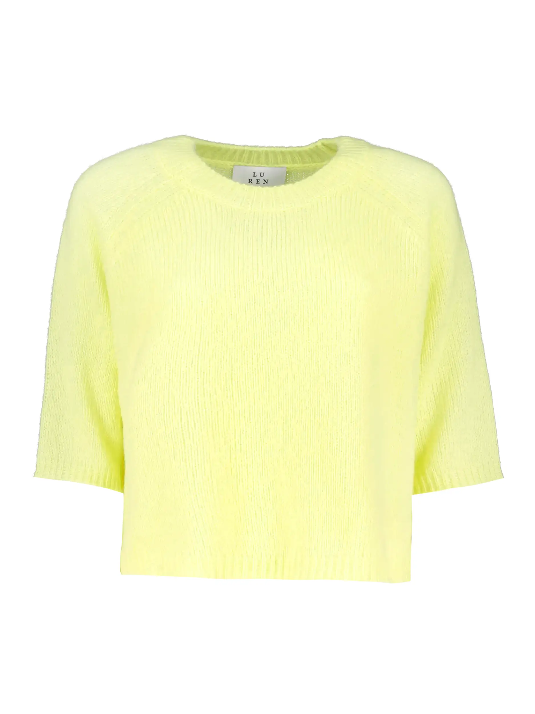 Pullover 'Shii' aus Kaschmir Seide Mix - Artikel Vorderseite - Farbe: Gelb