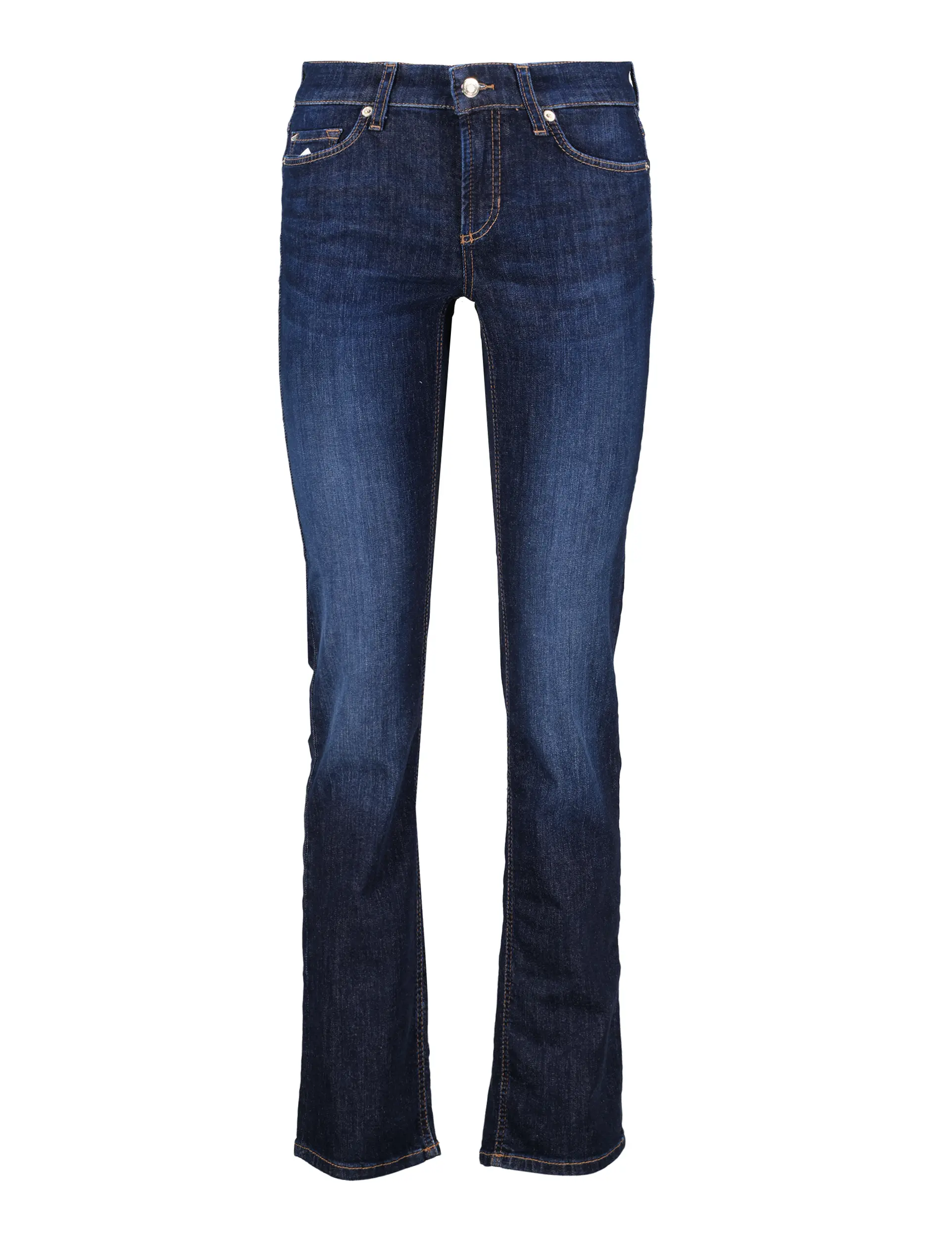 Mid Rise Straight Leg Jeans 'Piper Long' - Artikel Vorderseite - Farbe: Blau